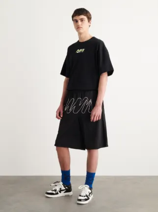 Off white hot sale mesh shorts