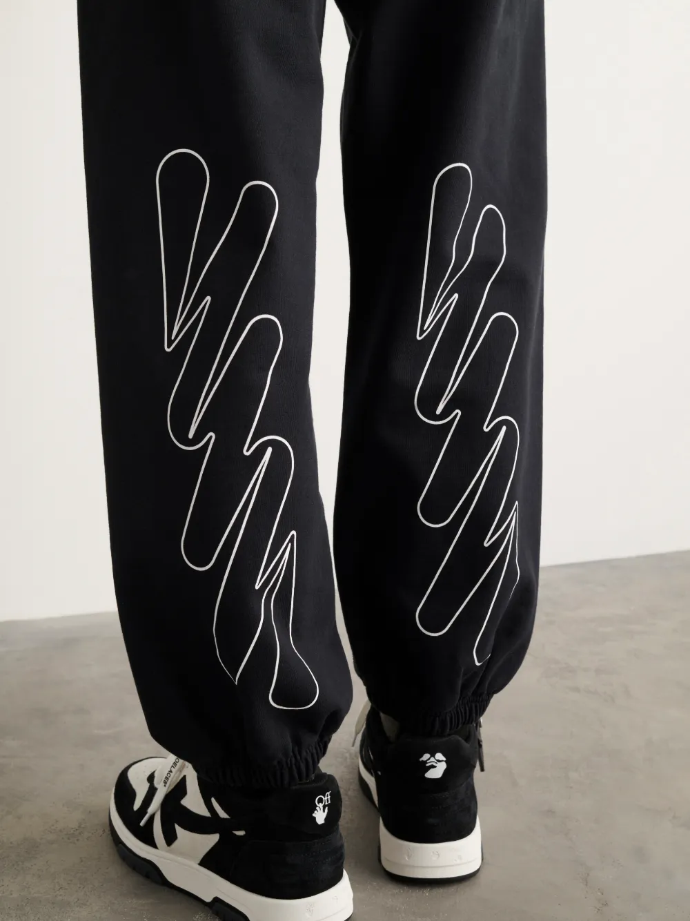 WAVE OUTL DIAGONAL SLIM SWEATPANT