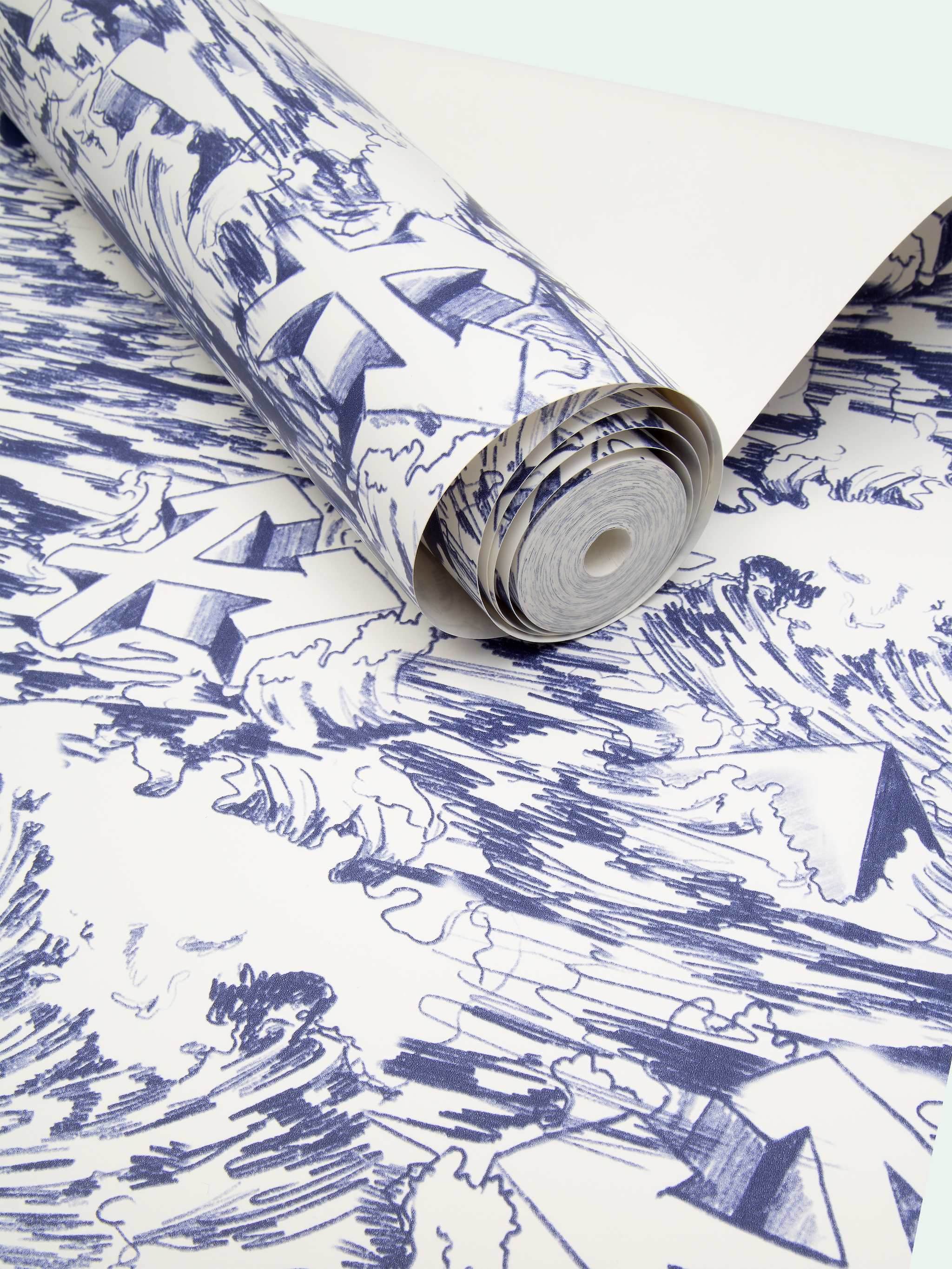 Waves Pattern Wallpaper Off White Official Site Waves Pattern Wallpaper Off White Official Site