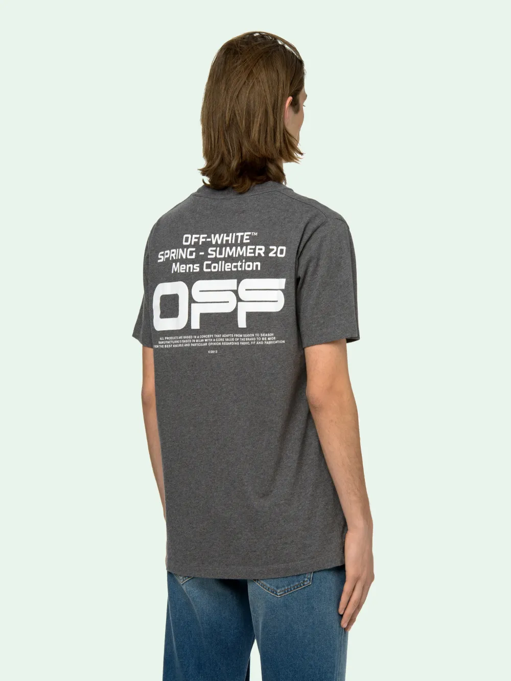 Off white wavy store line t shirt