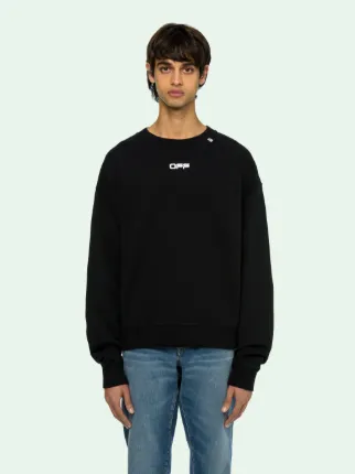 WAVY LINE SWEATSHIRT in black | Off-White™ Official IC