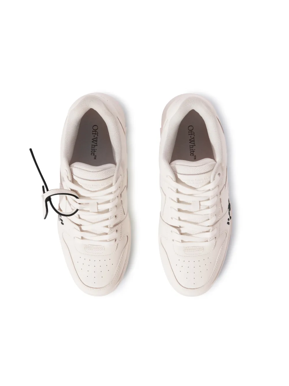 WEISS/SCHWARZE OUT OF OFFICE ''FOR WALKING'' SNEAKER