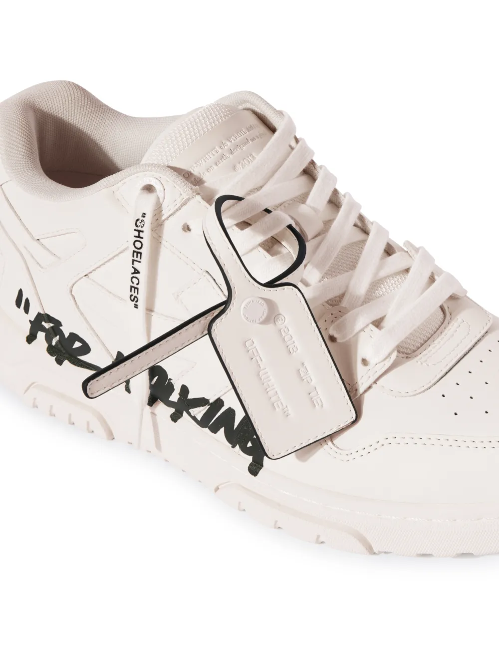 WEISS/SCHWARZE OUT OF OFFICE ''FOR WALKING'' SNEAKER