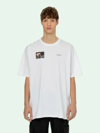 WHITE CARAVAGGIO ANGEL S/S OVER T-SHIRT in white | Off 