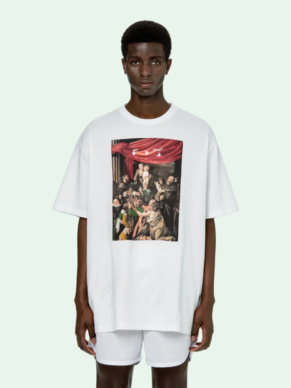 off white caravaggio t shirt white