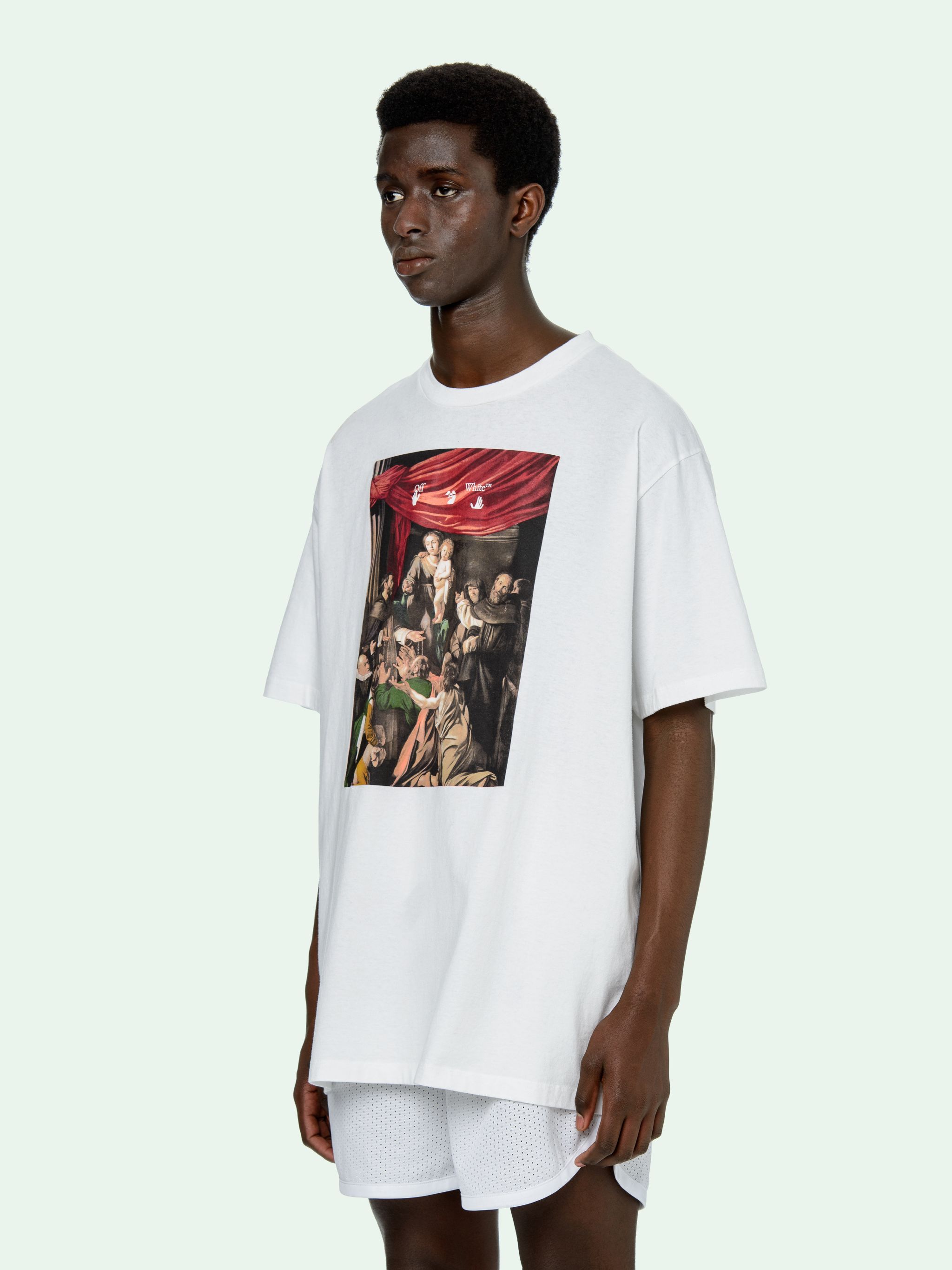 at donere leder storm WHITE CARAVAGGIO PAINTING S/S OVER T-SHIRT - Off-White™ Official Site