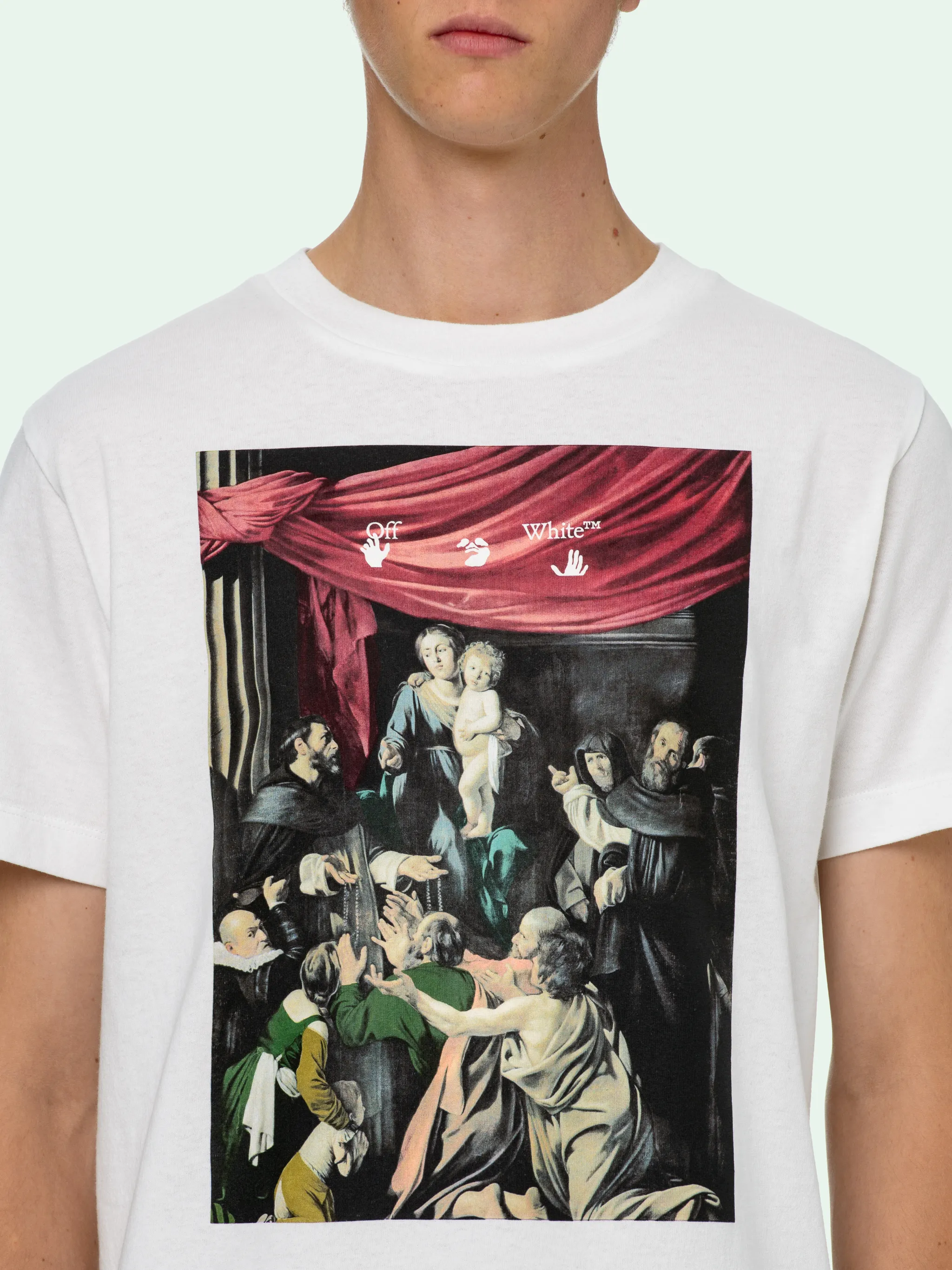 caravaggio off white tee