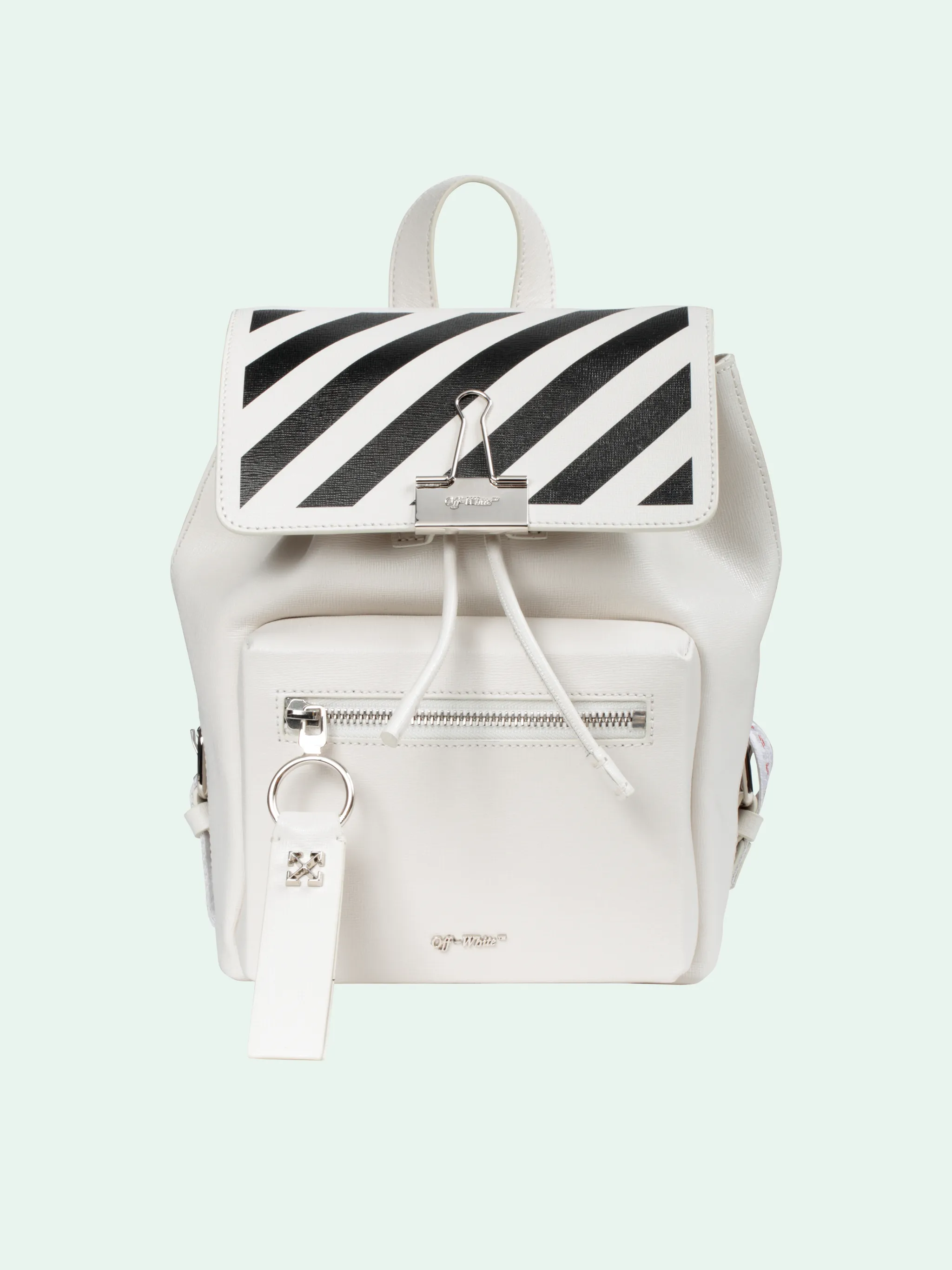 off white clear backpack
