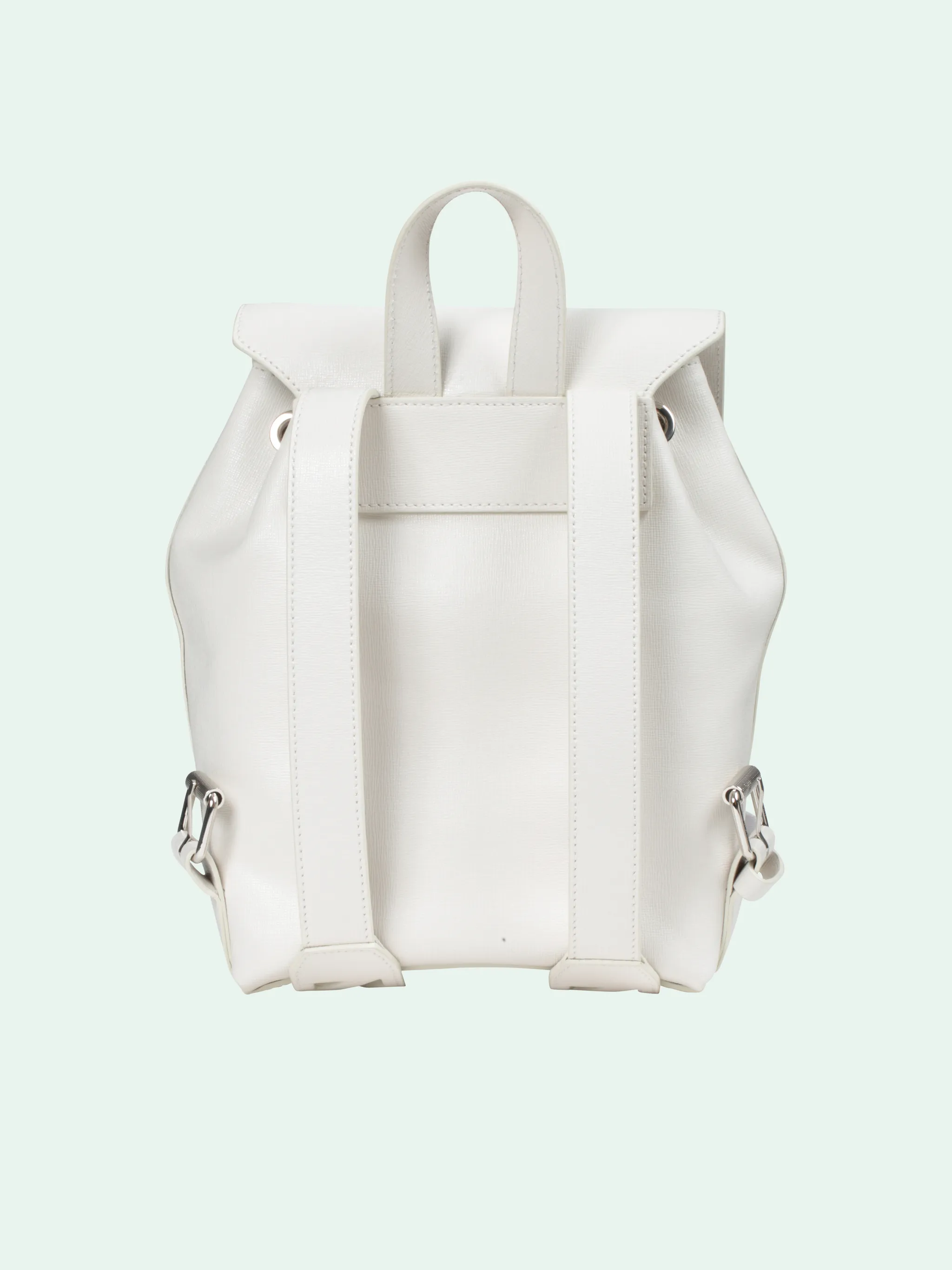 off white clear backpack