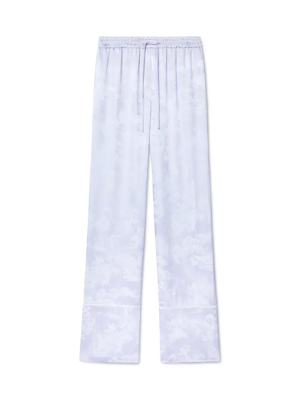 WHITE FRESCO PAJAMA PANTS