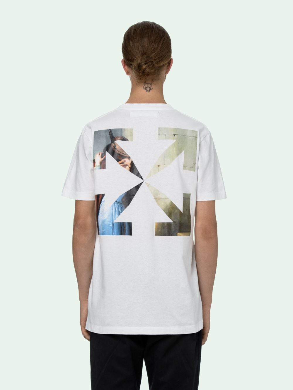 WHITE KISS S/S T-SHIRT in white | Off-White™ Official CZ