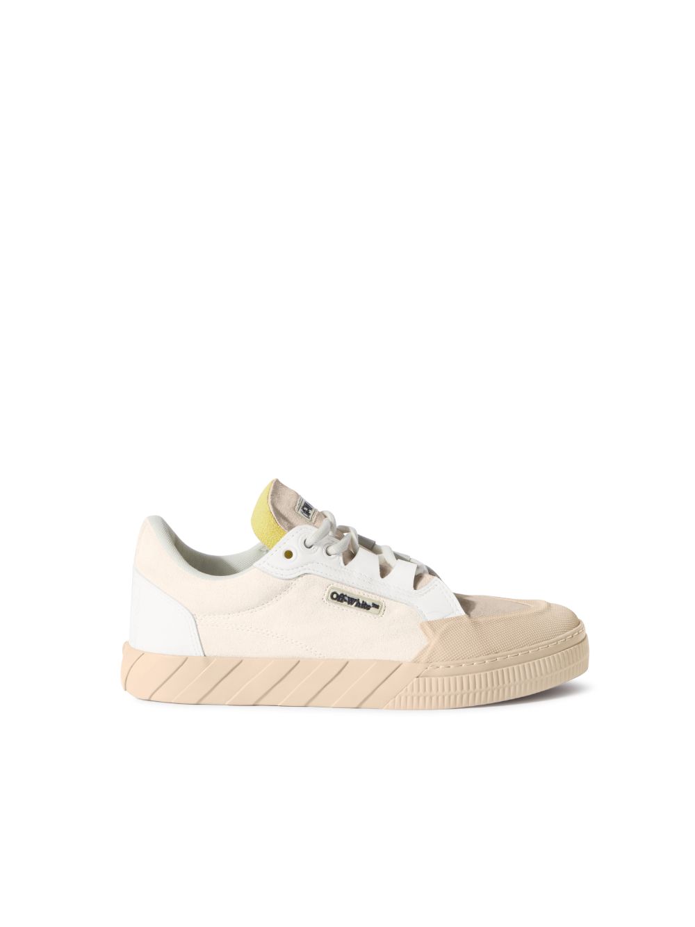 Off white striped vulcanized sneakers online