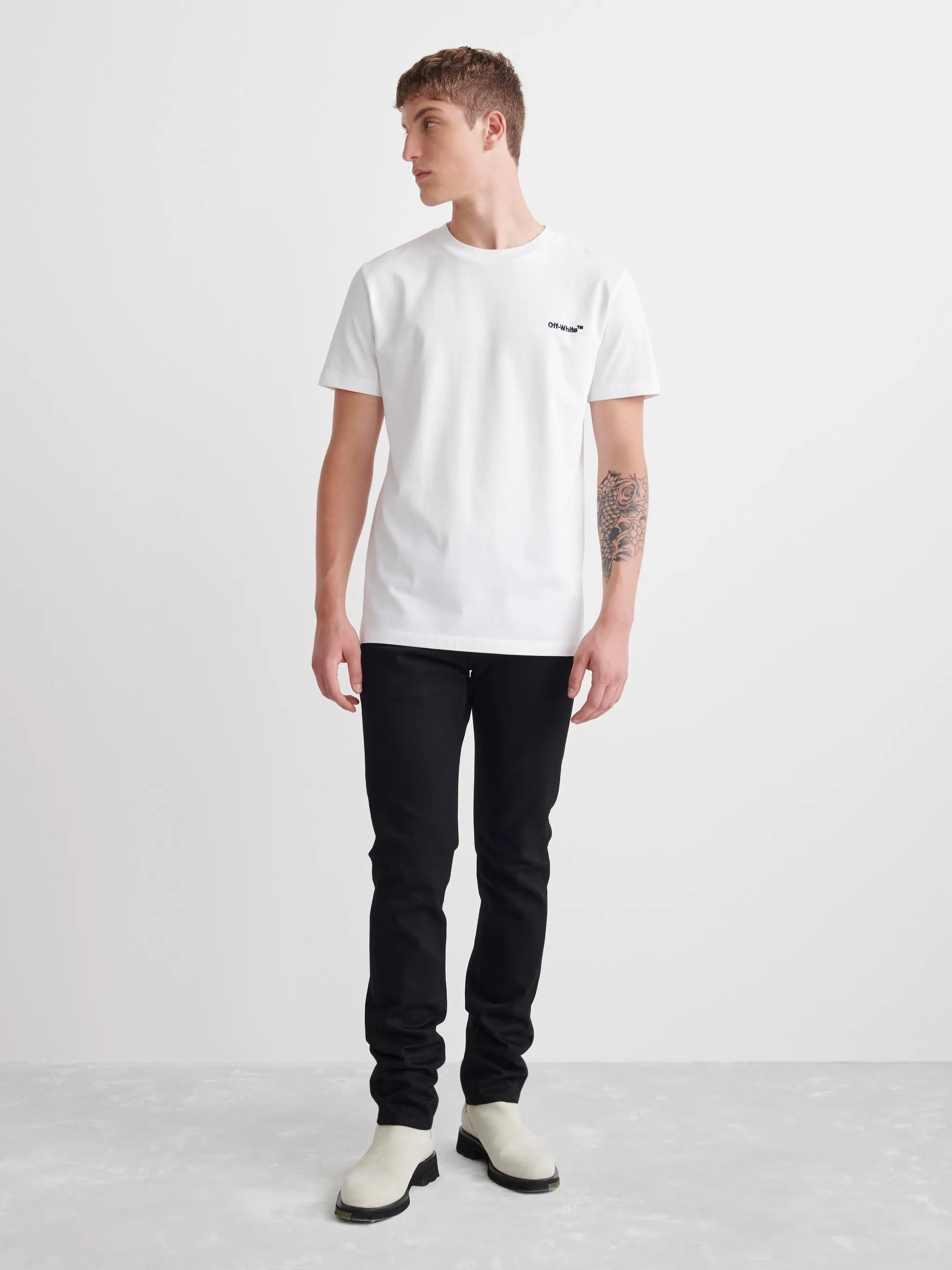 off white pocket tee