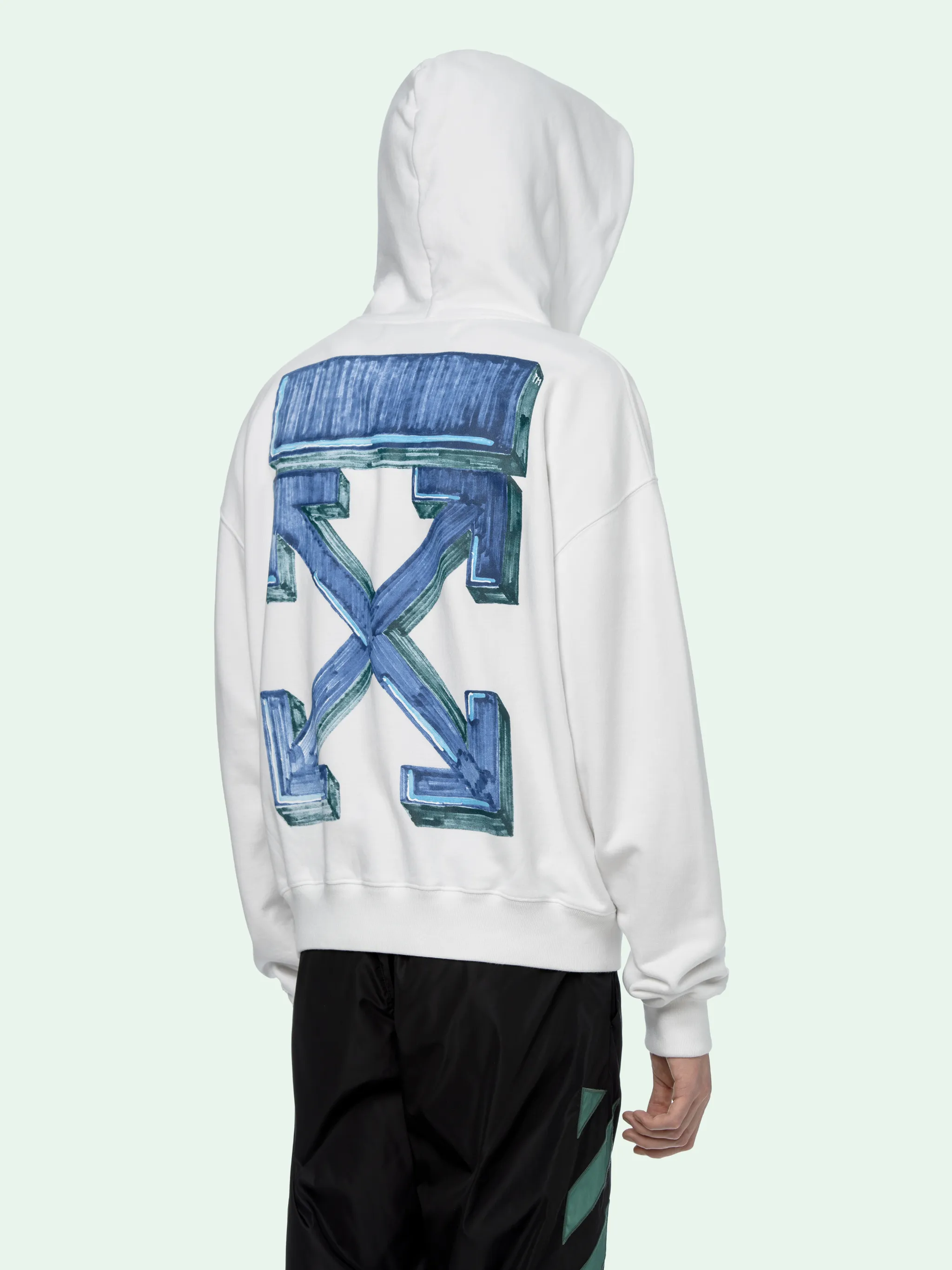 off white marker hoodie