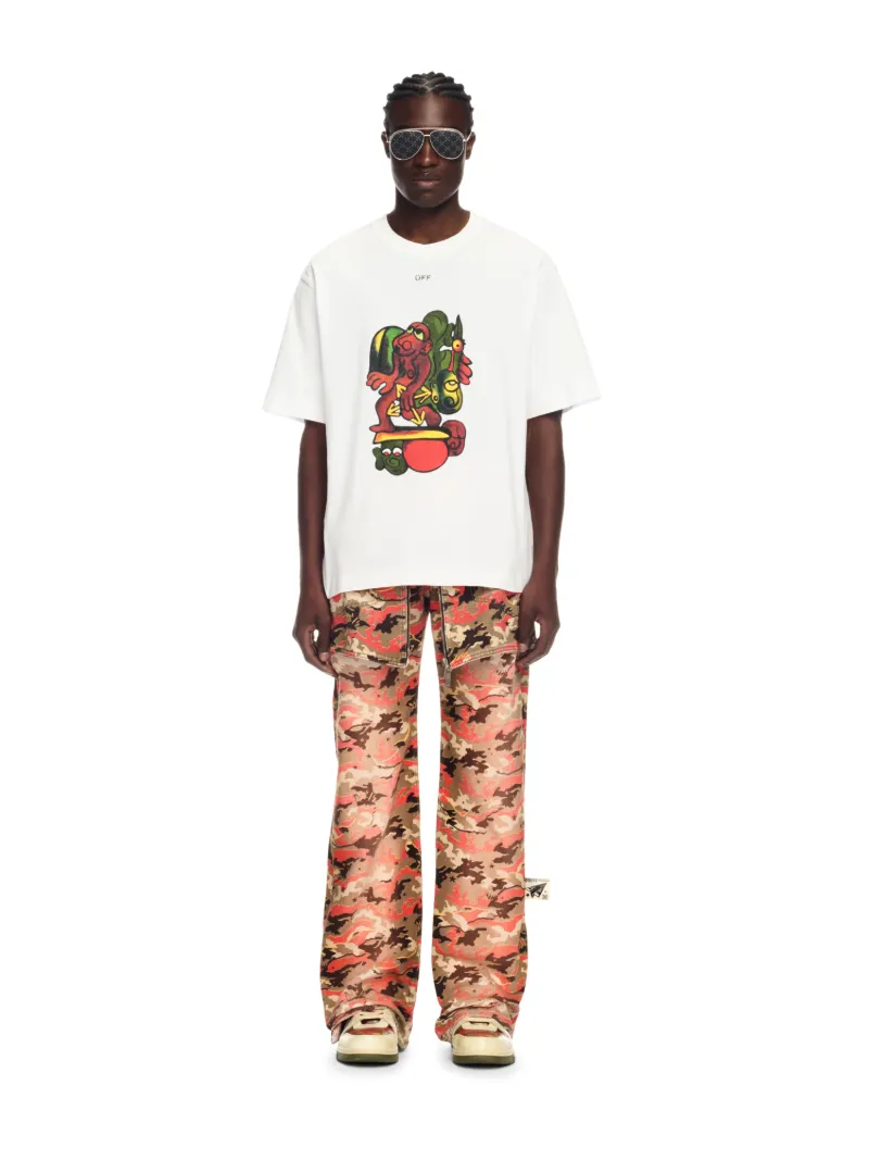 WHITE NANA ARROW T-SHIRT