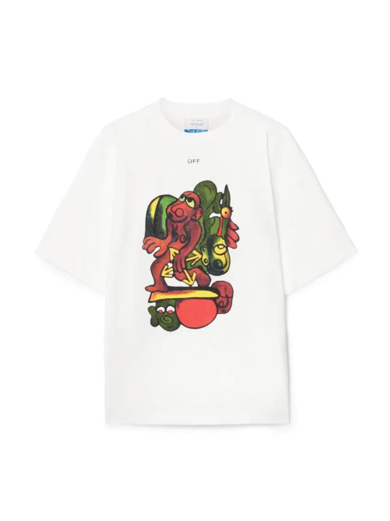 WHITE NANA ARROW T-SHIRT