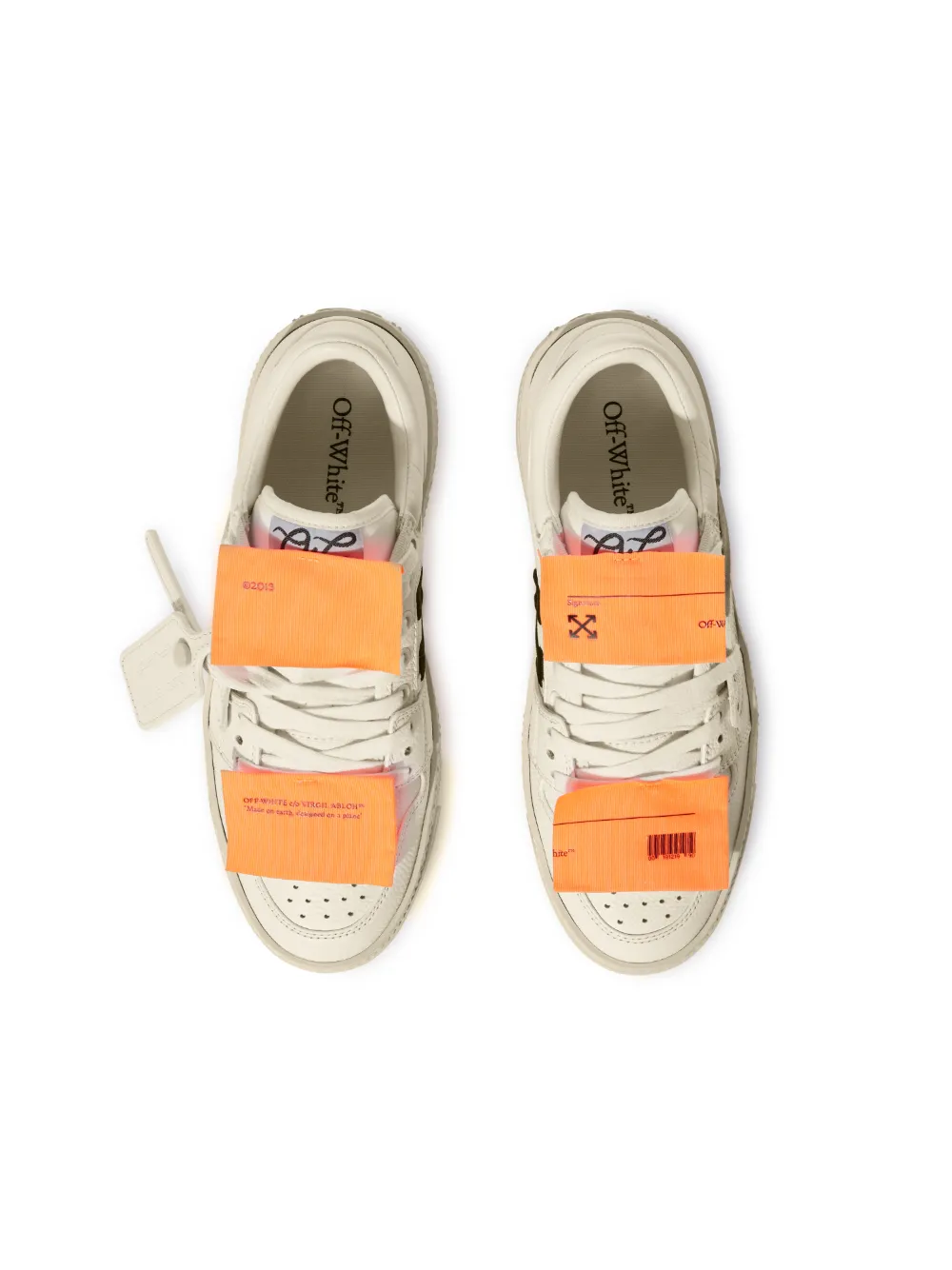 WHITE/ORANGE LOW 3.0 OFF COURT