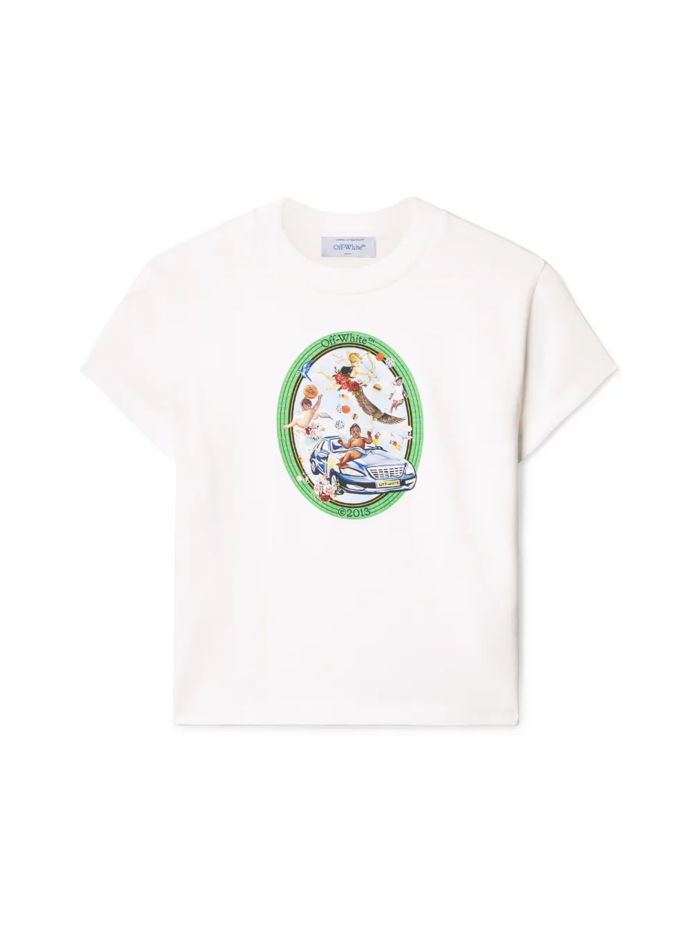 WHITE OVAL FRESCO T-SHIRT