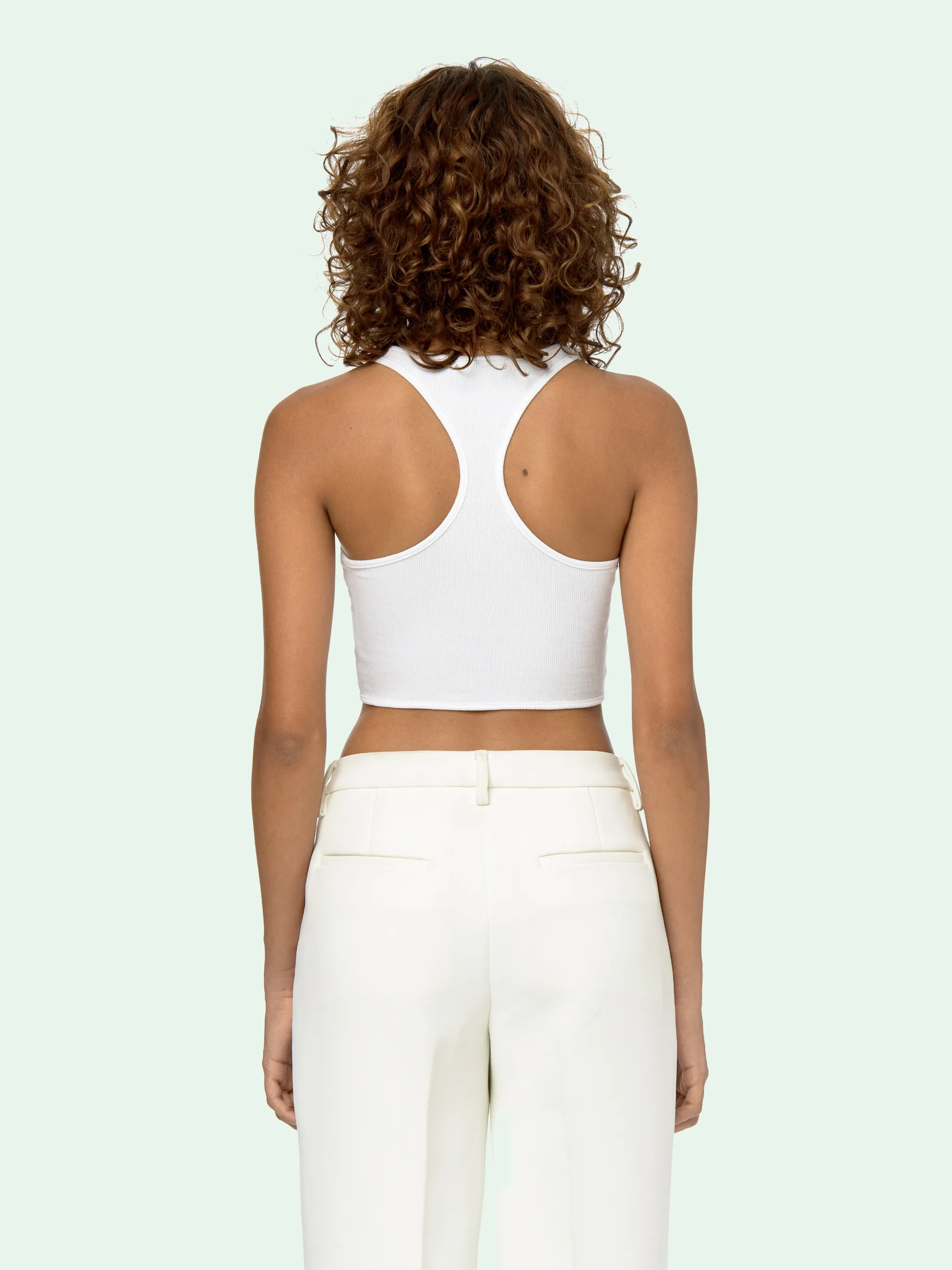 off white athletic top