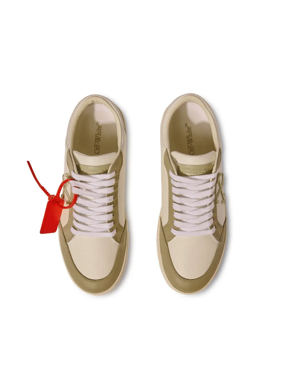 WHITE/SAGE VULCANIZED LEATHER