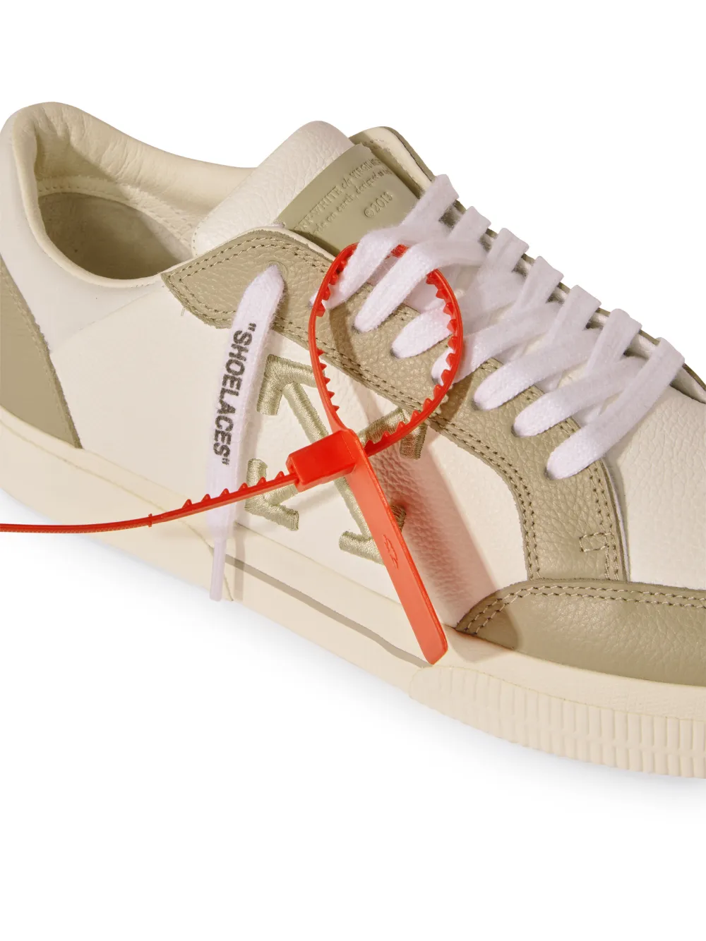WHITE/SAGE VULCANIZED LEATHER