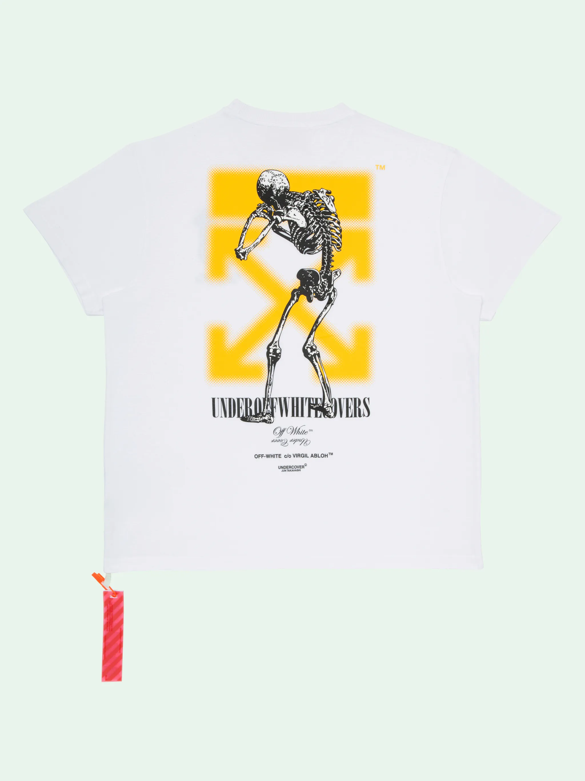 off white skeleton tee