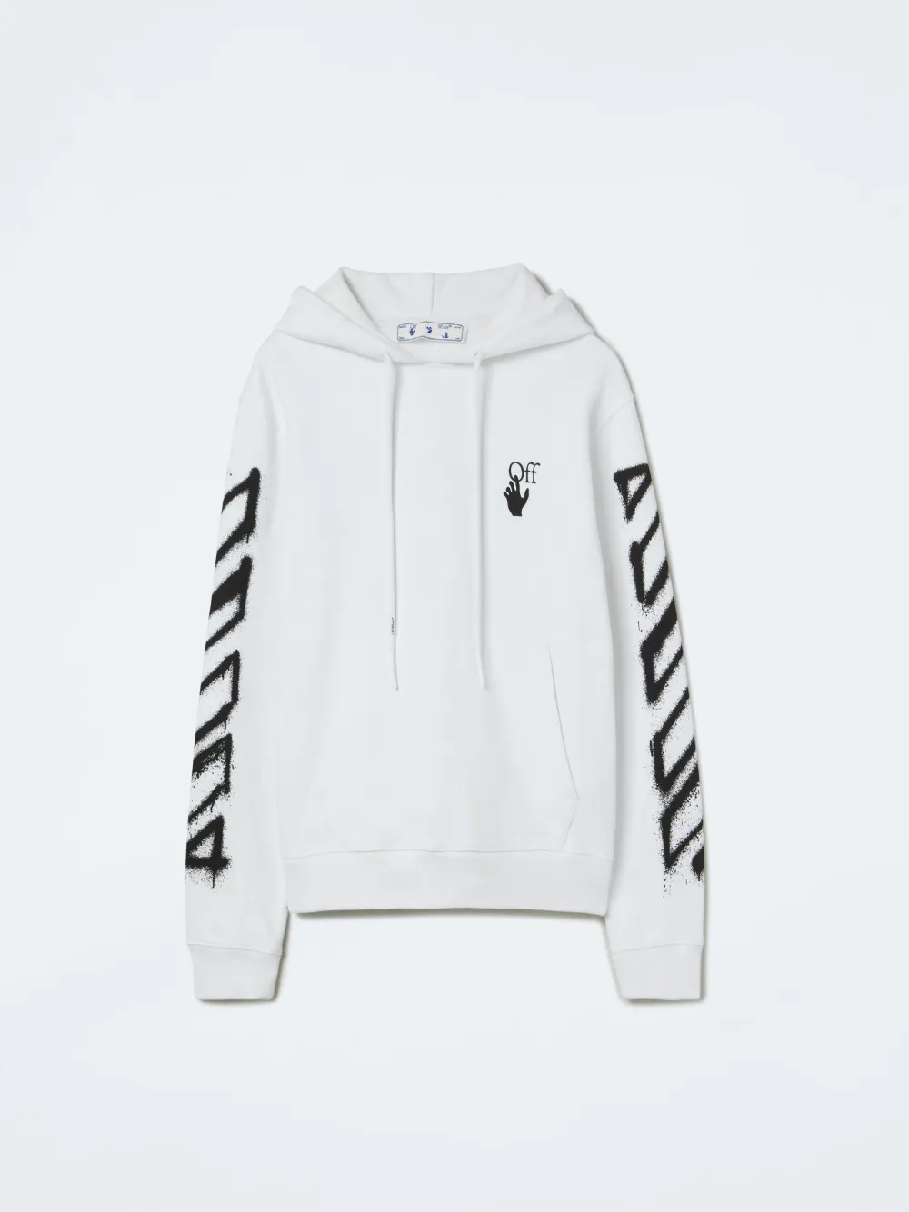 Off white hoodie store white and black