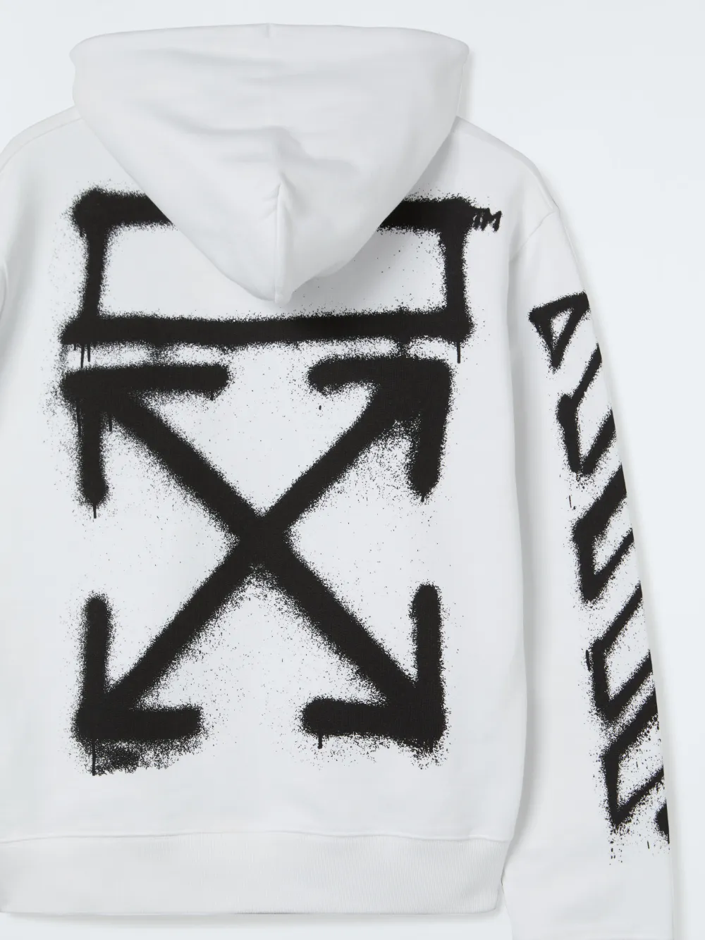 WHITE SPRAY MARKER HOODIE in white | Off-White™ Official LB