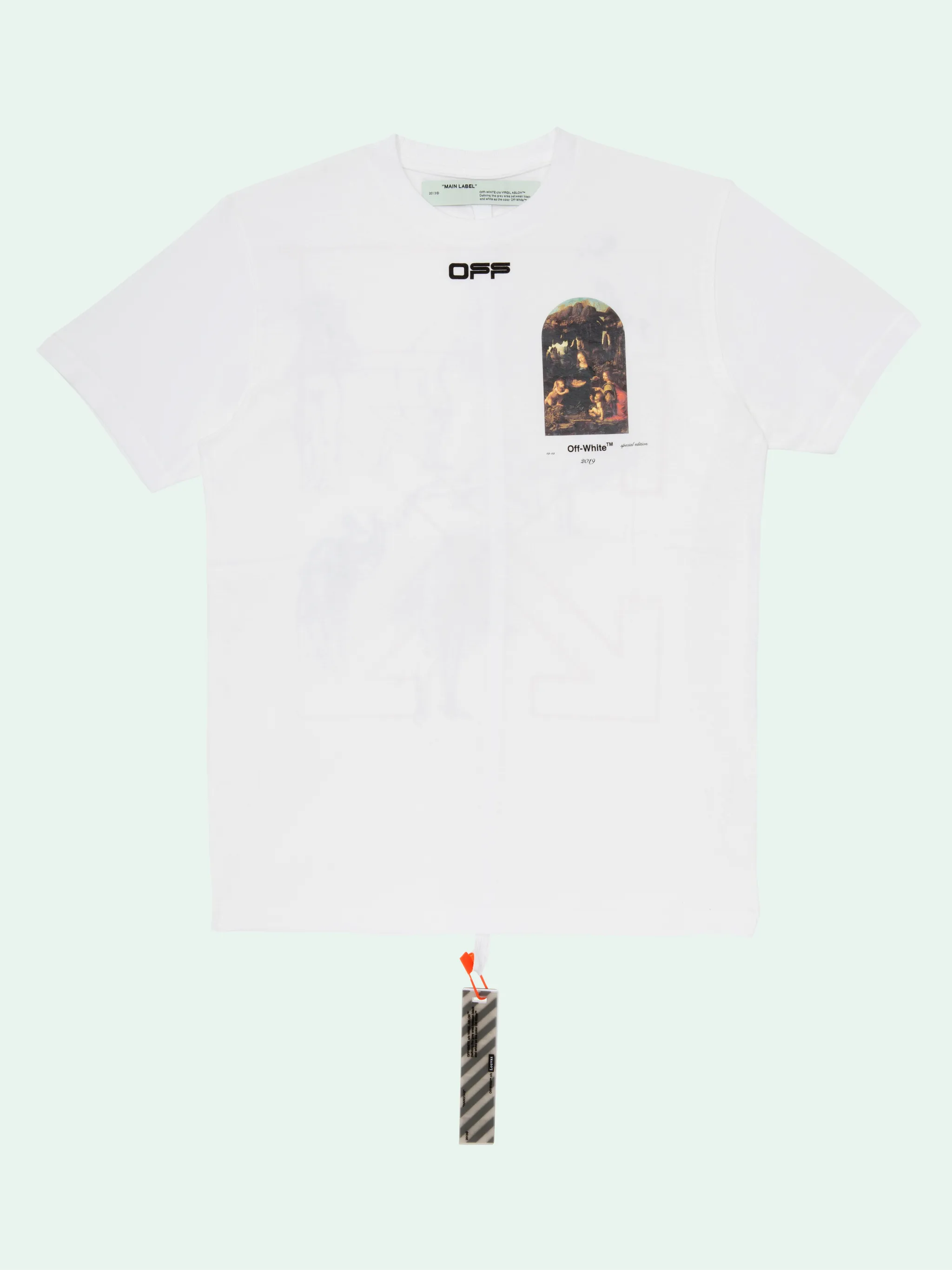off white tee back