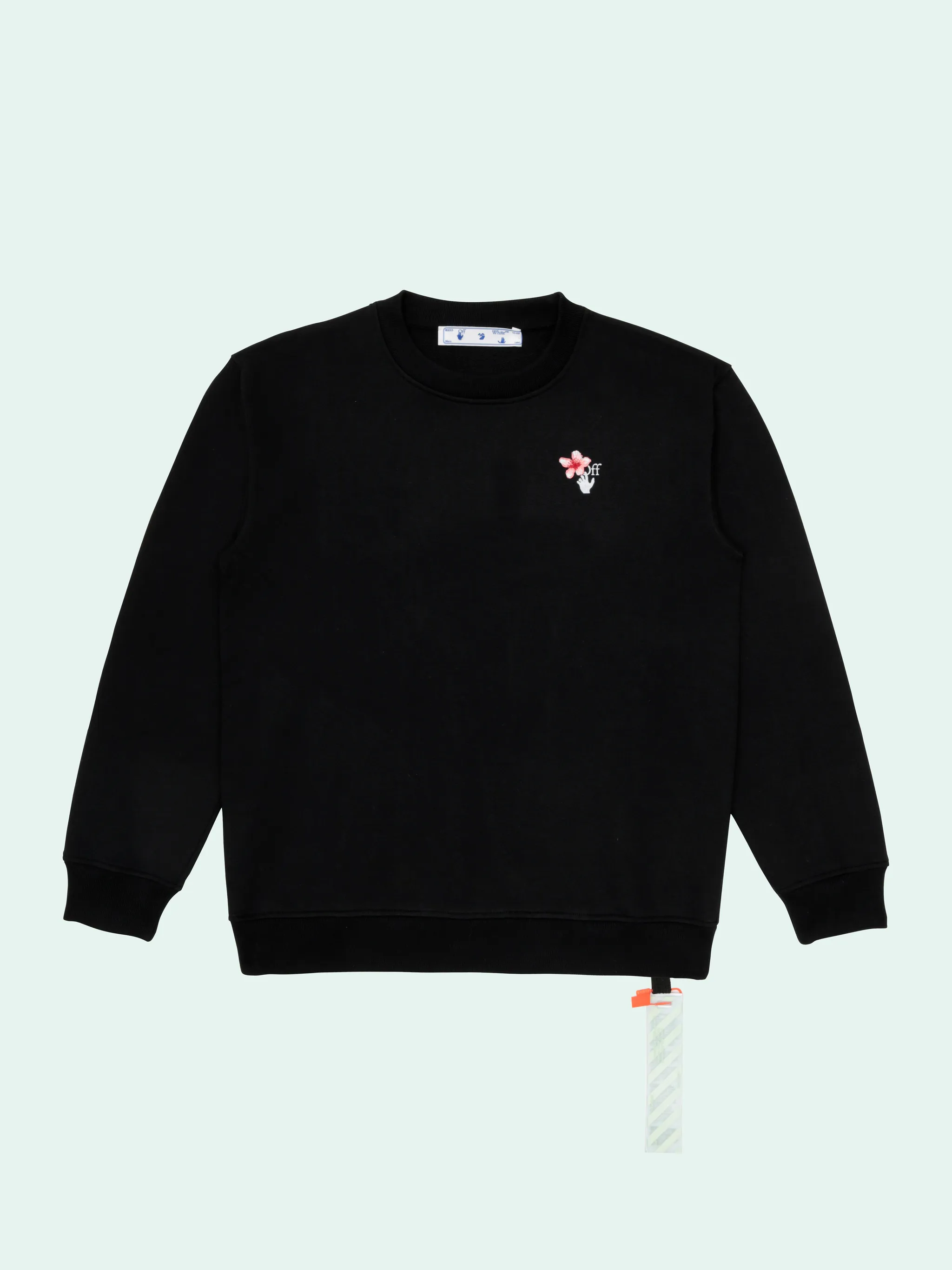 off white flowers sweatshirt