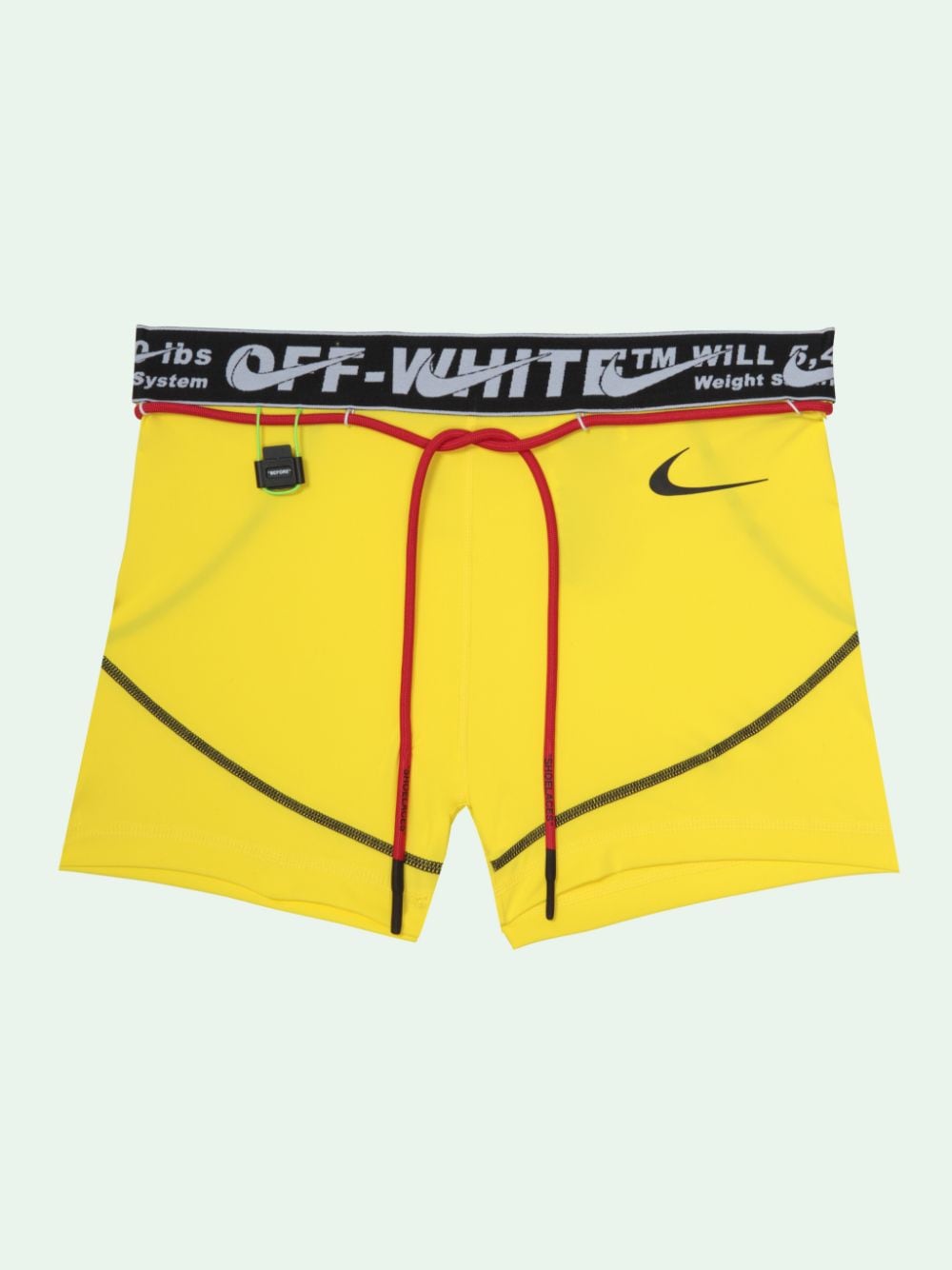 off white nike shorts