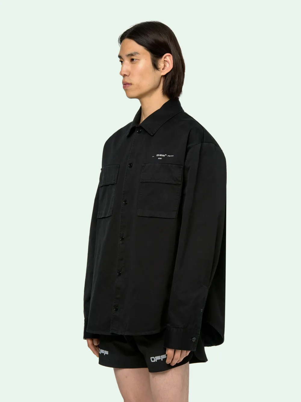 Off white hotsell work shirt