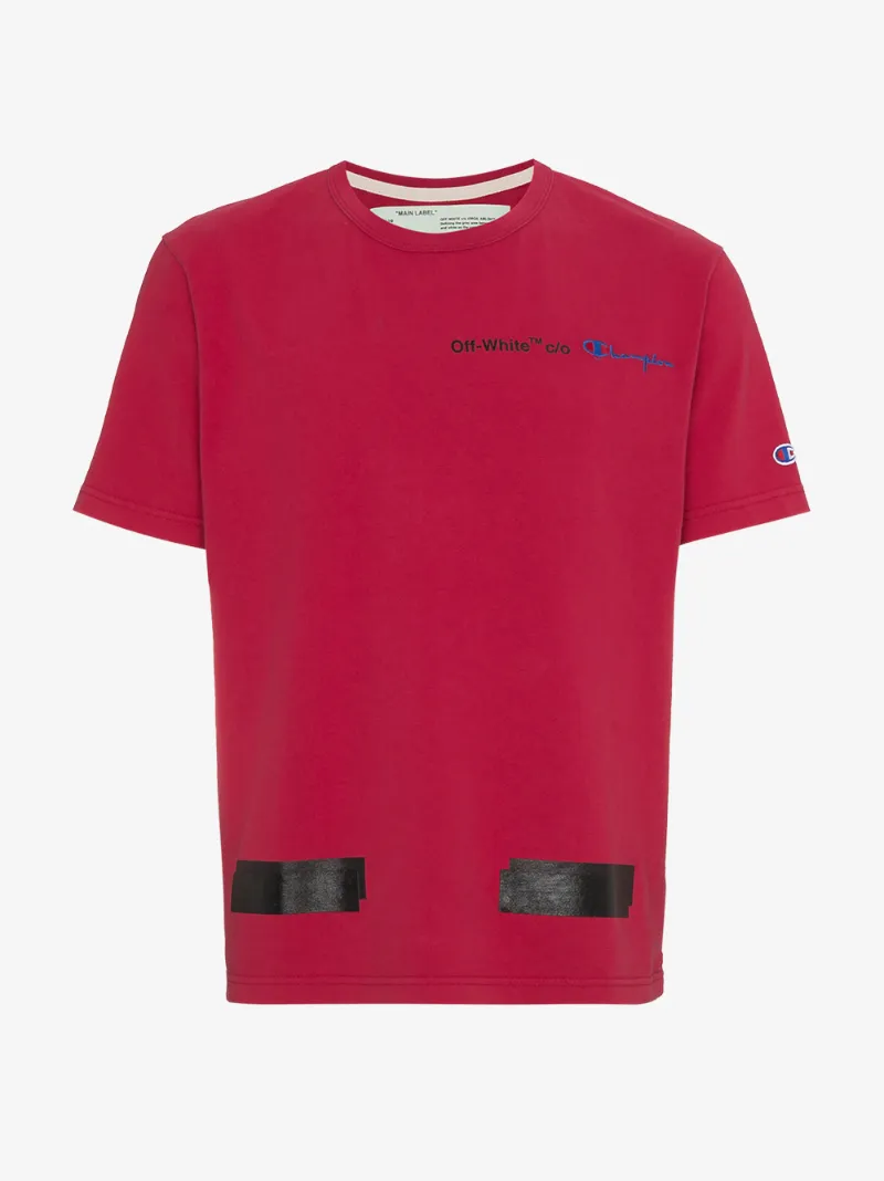 off white champion t-shirt off white champion t-shirt