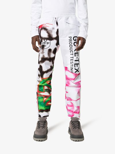 graffiti print sweatpants