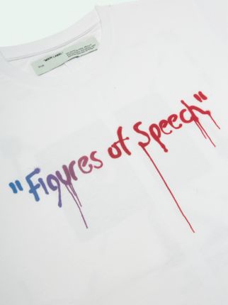 Off white figures on sale of speech shirt