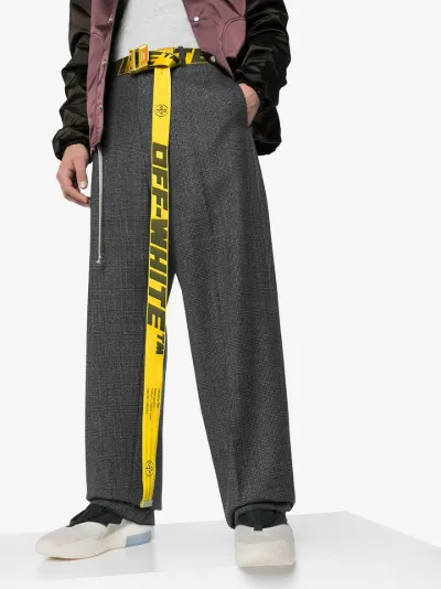 off white yellow sweatpants