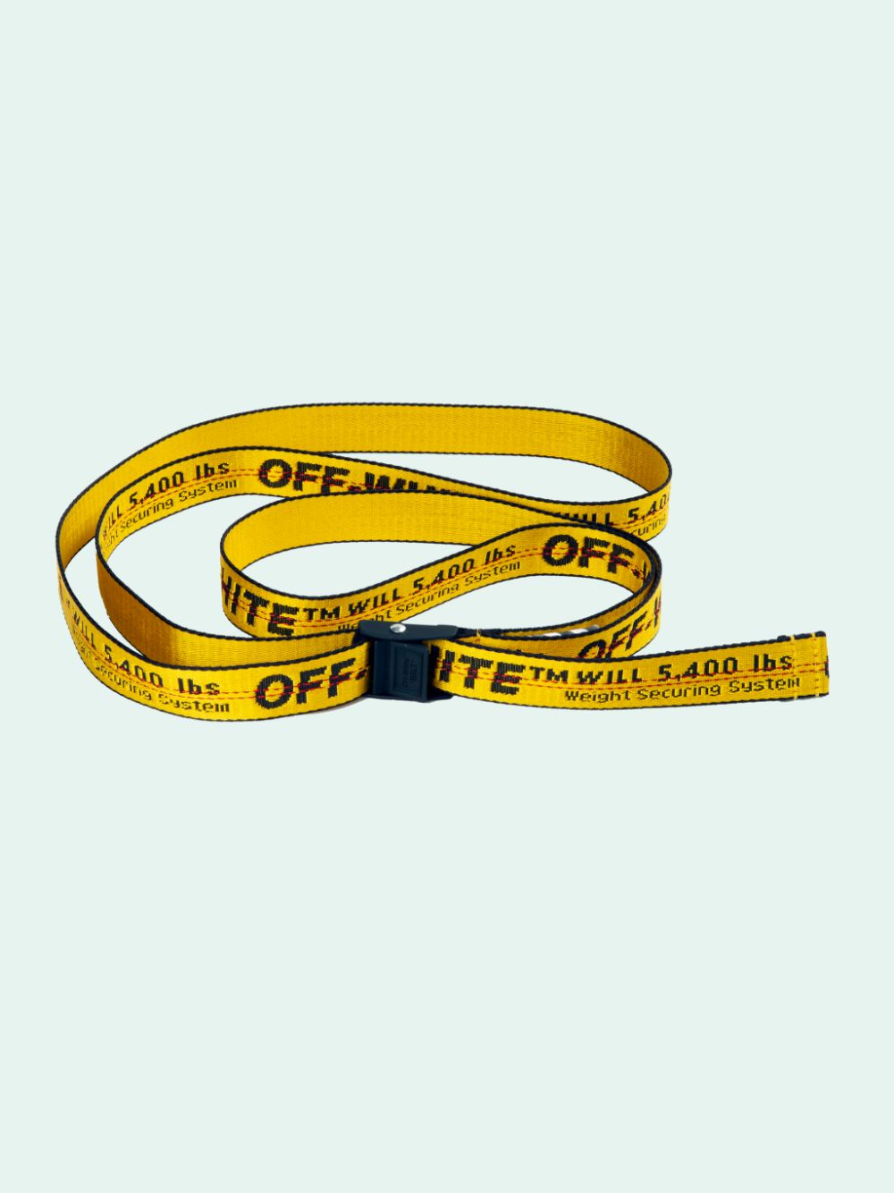 YELLOW MINI INDUSTRIAL BELT in yellow | Off-White™ Official SE