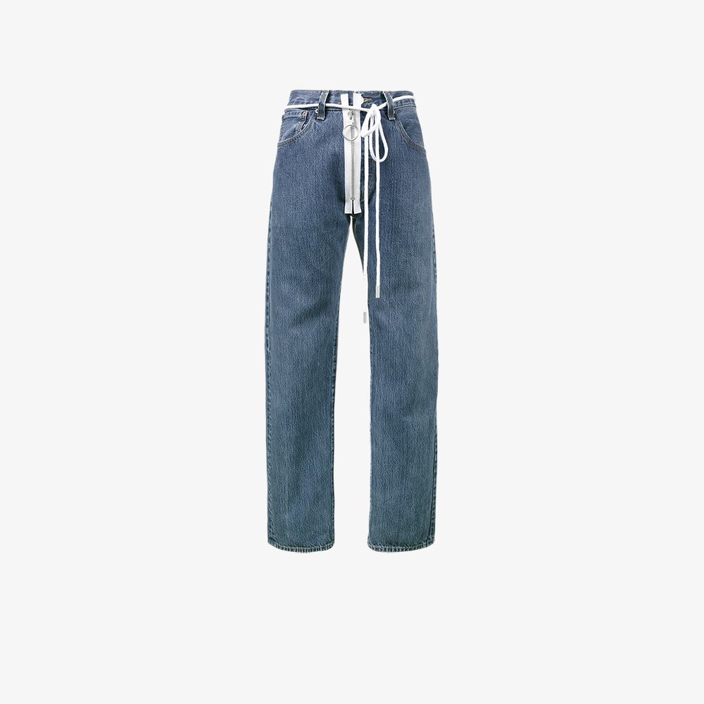 levi's off white jeans