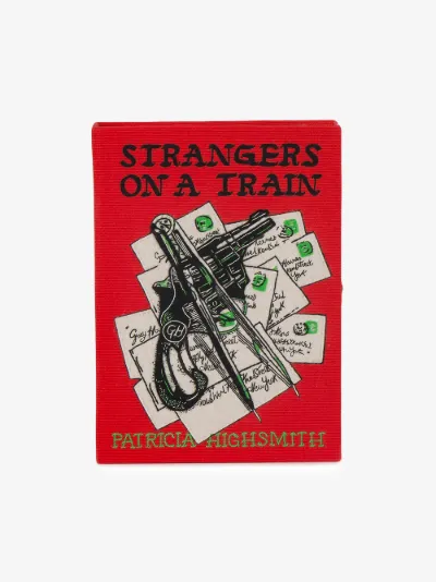 Olympia Le Tan Strangers On A Train Book Clutch Browns Olympia Le Tan Strangers On A Train Book Clutch