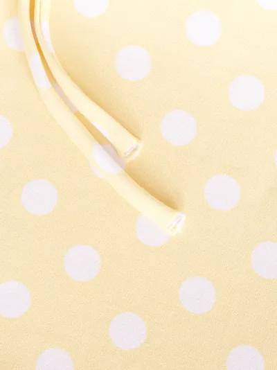 yellow polka dot tankini
