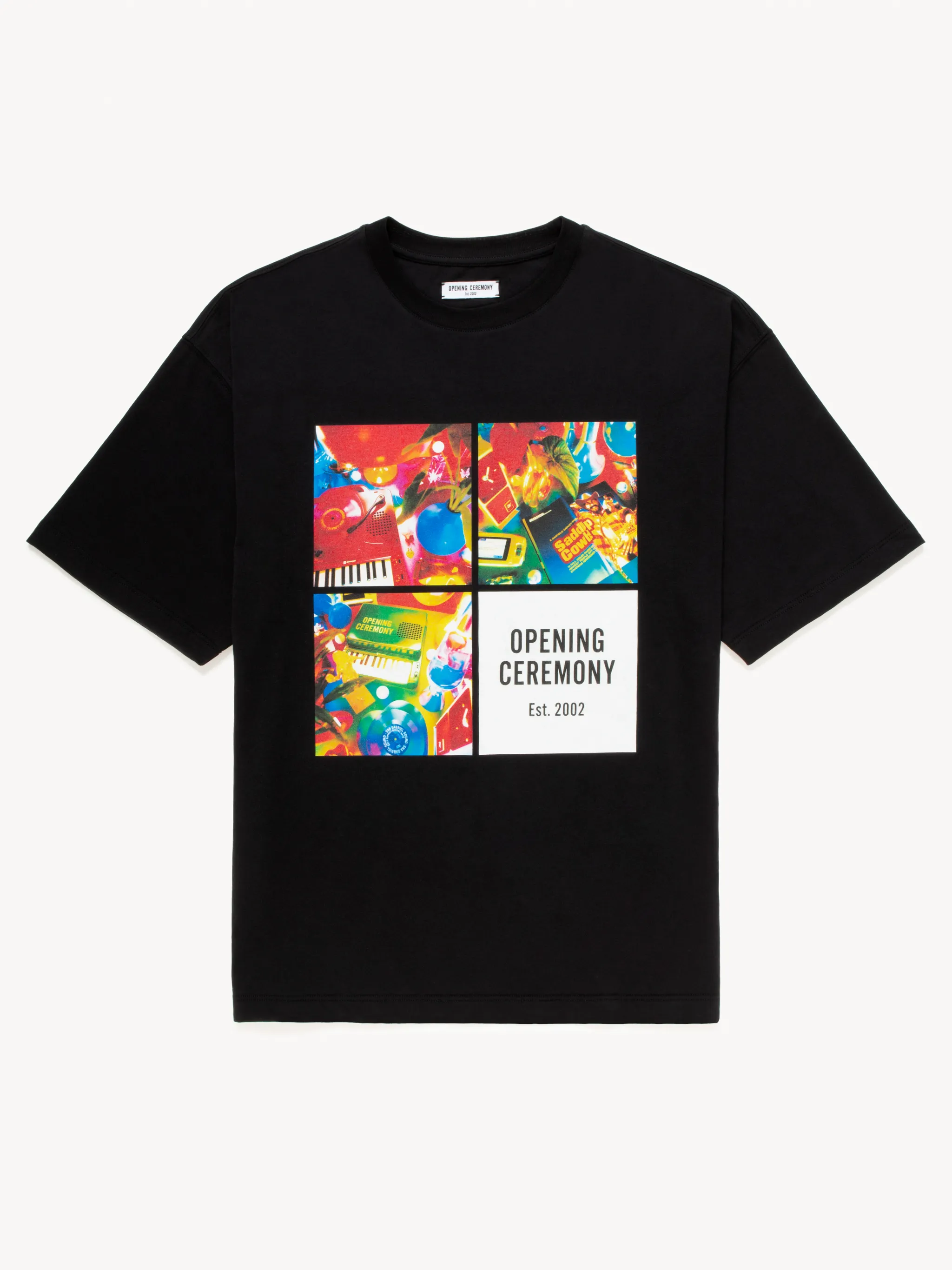 4 BOXES PRINT S/S T-SHIRT