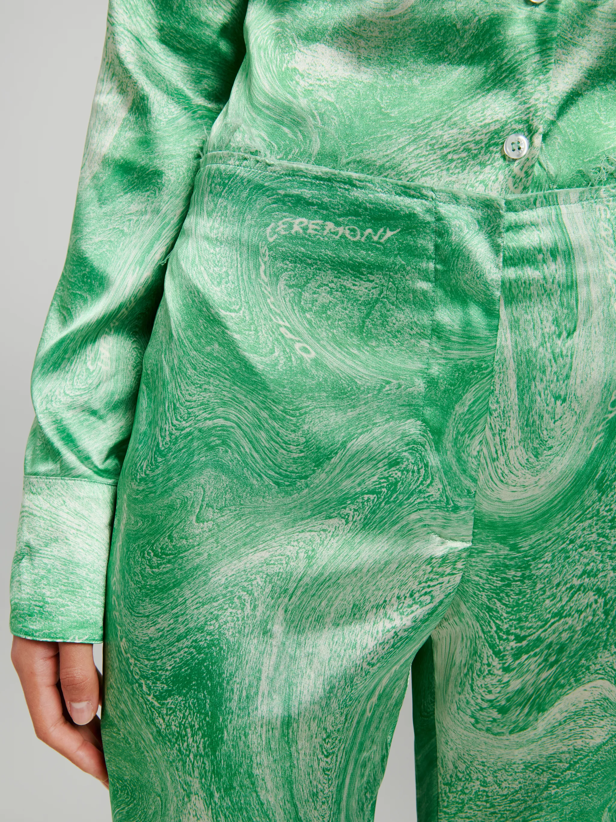 ALLOVER MARBLE PANTS