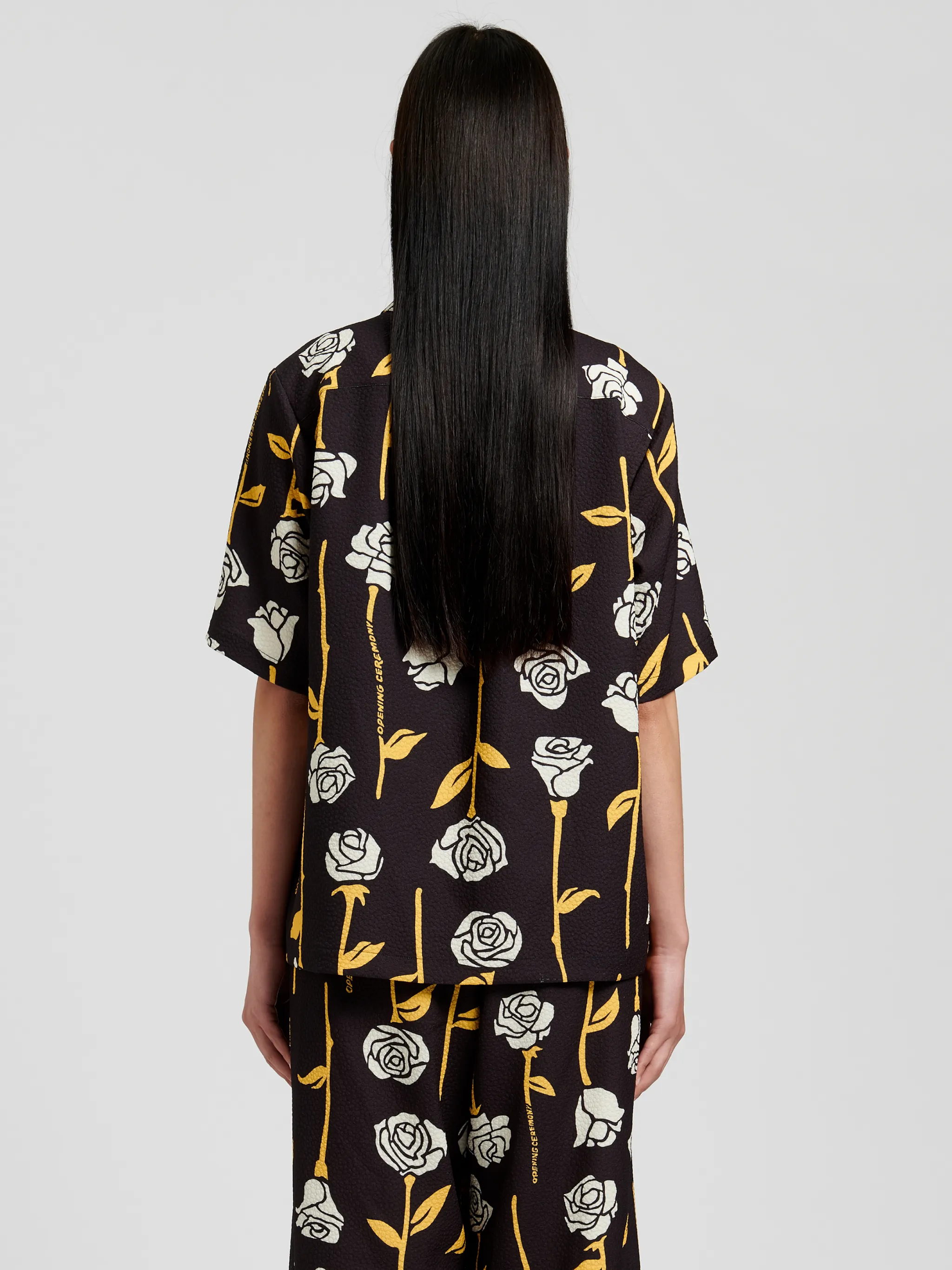 ALLOVER ROSES S/S SHIRT