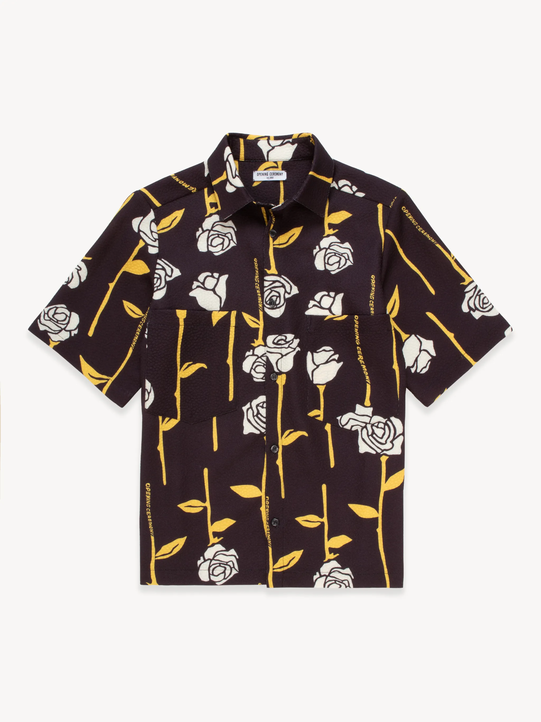 ALLOVER ROSES S/S SHIRT
