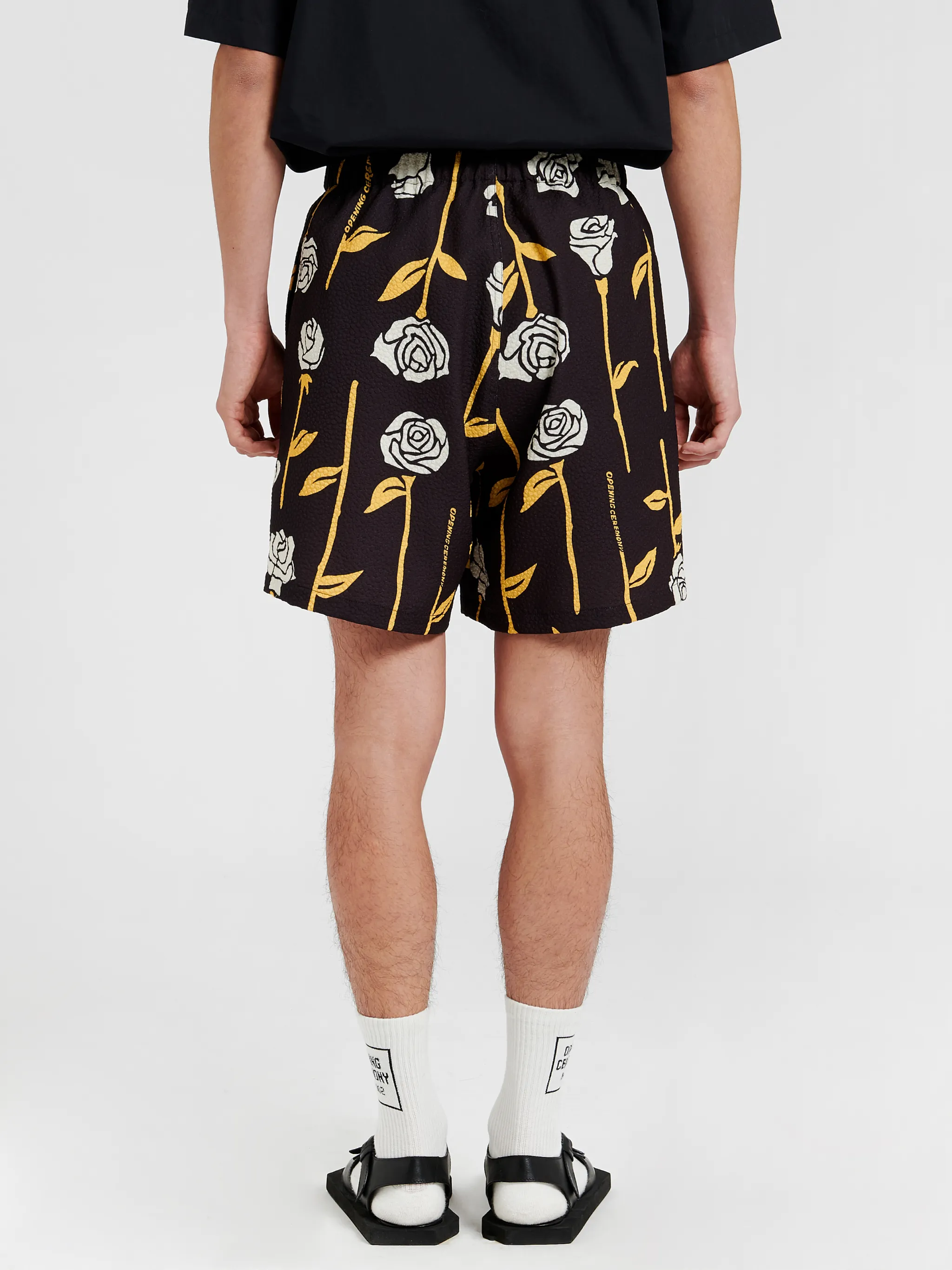 ALLOVER ROSES SHORTS