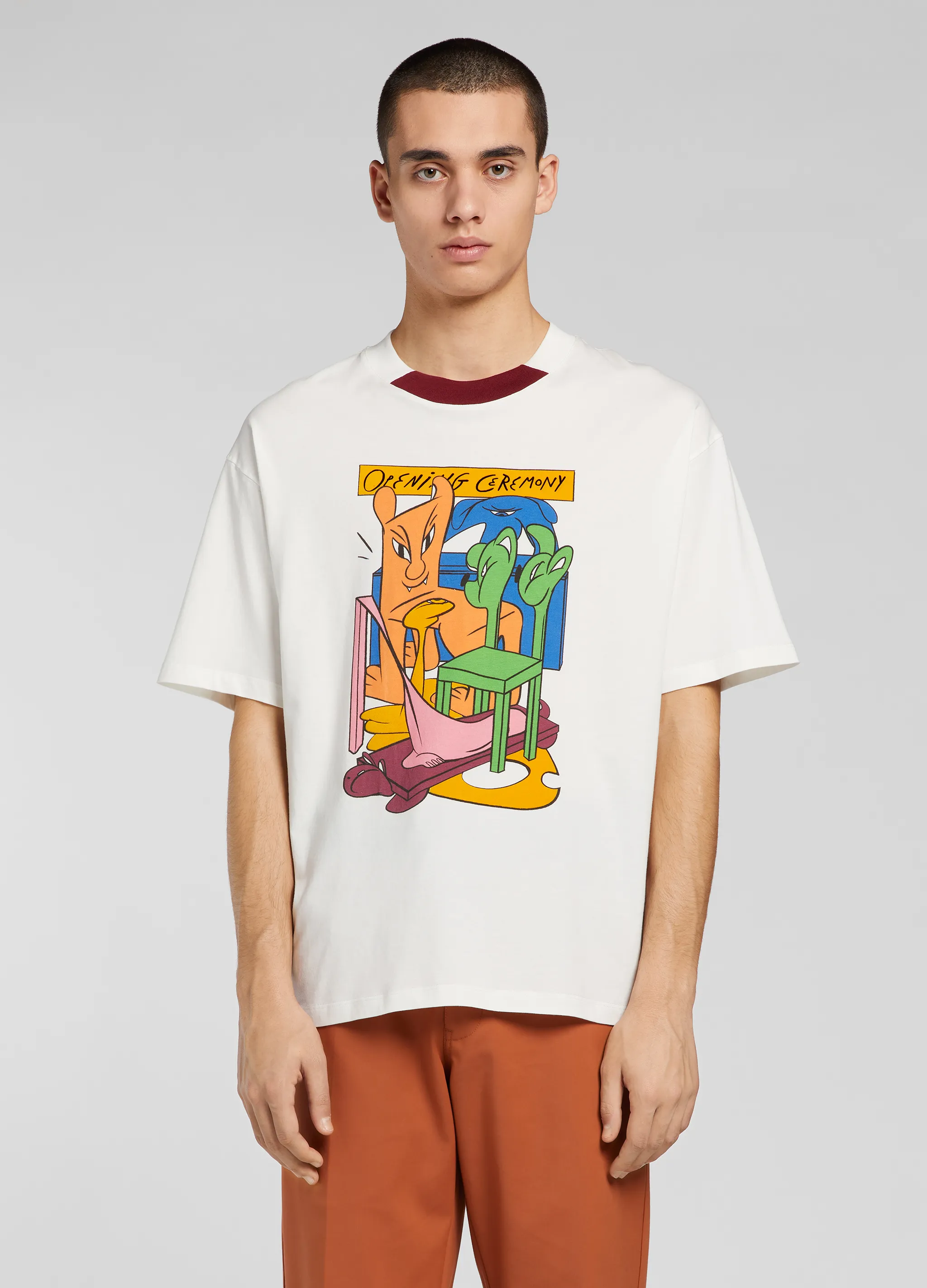 ANIMAL CHAIR PRINT S/S T-SHIRT