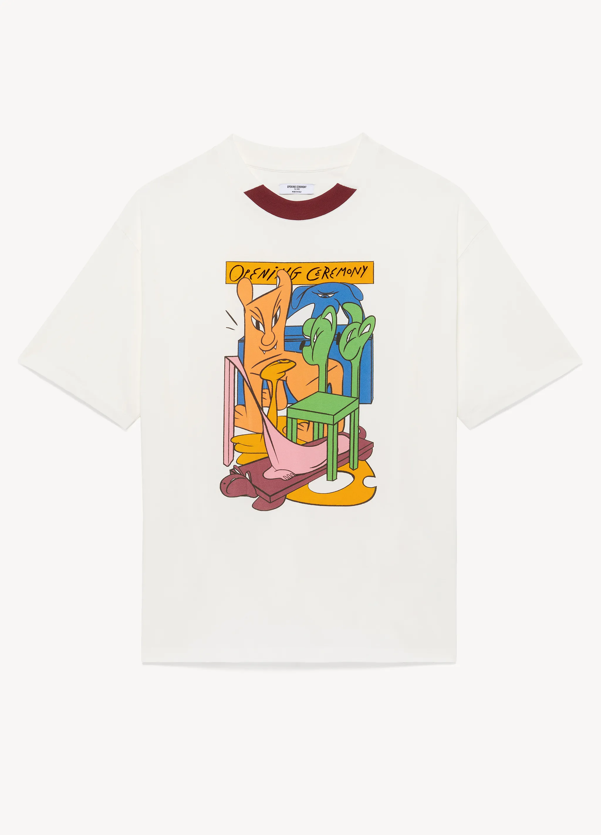 ANIMAL CHAIR PRINT S/S T-SHIRT