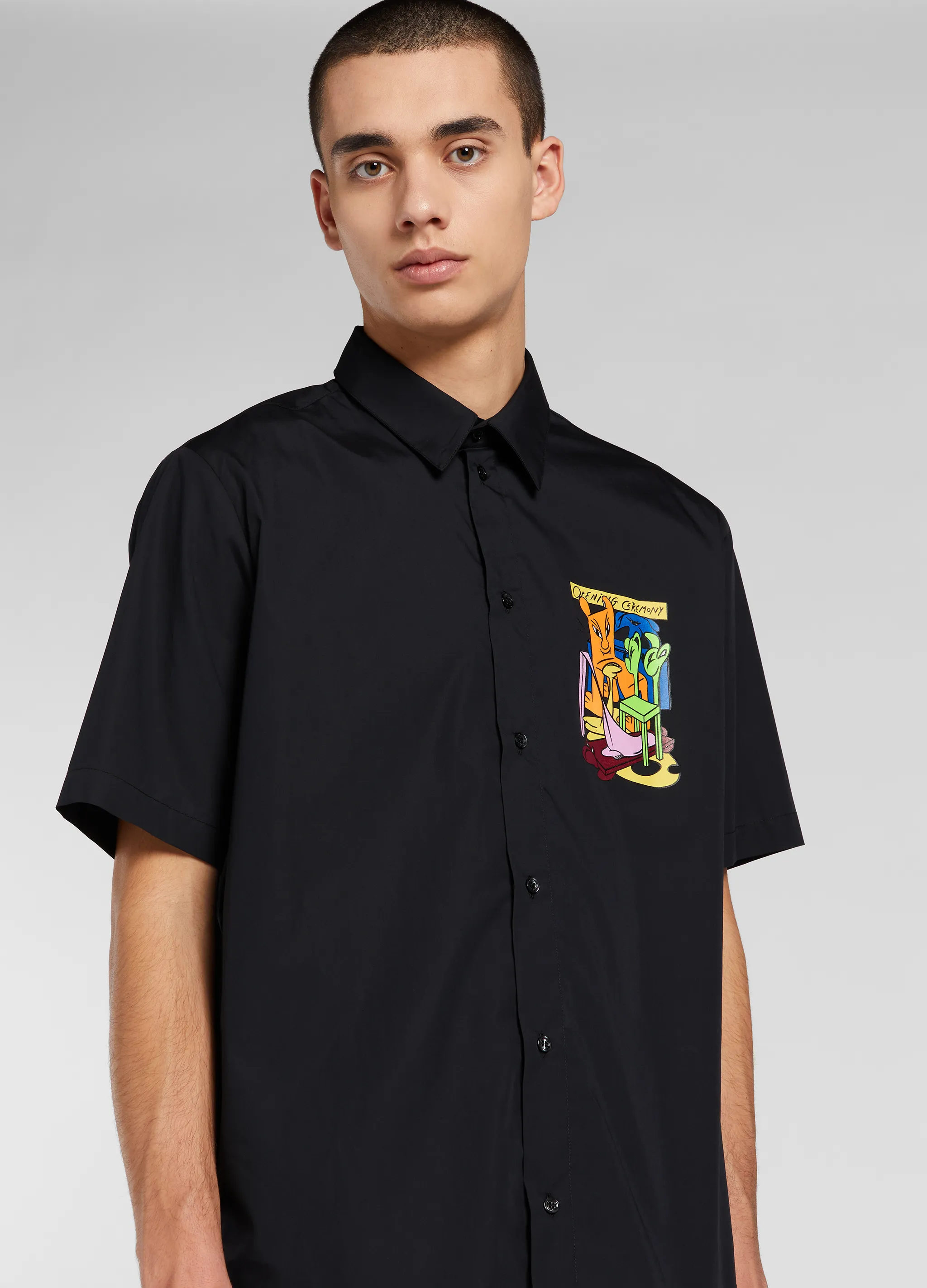 ANIMAL CHAIRS PRINT S/S SHIRT