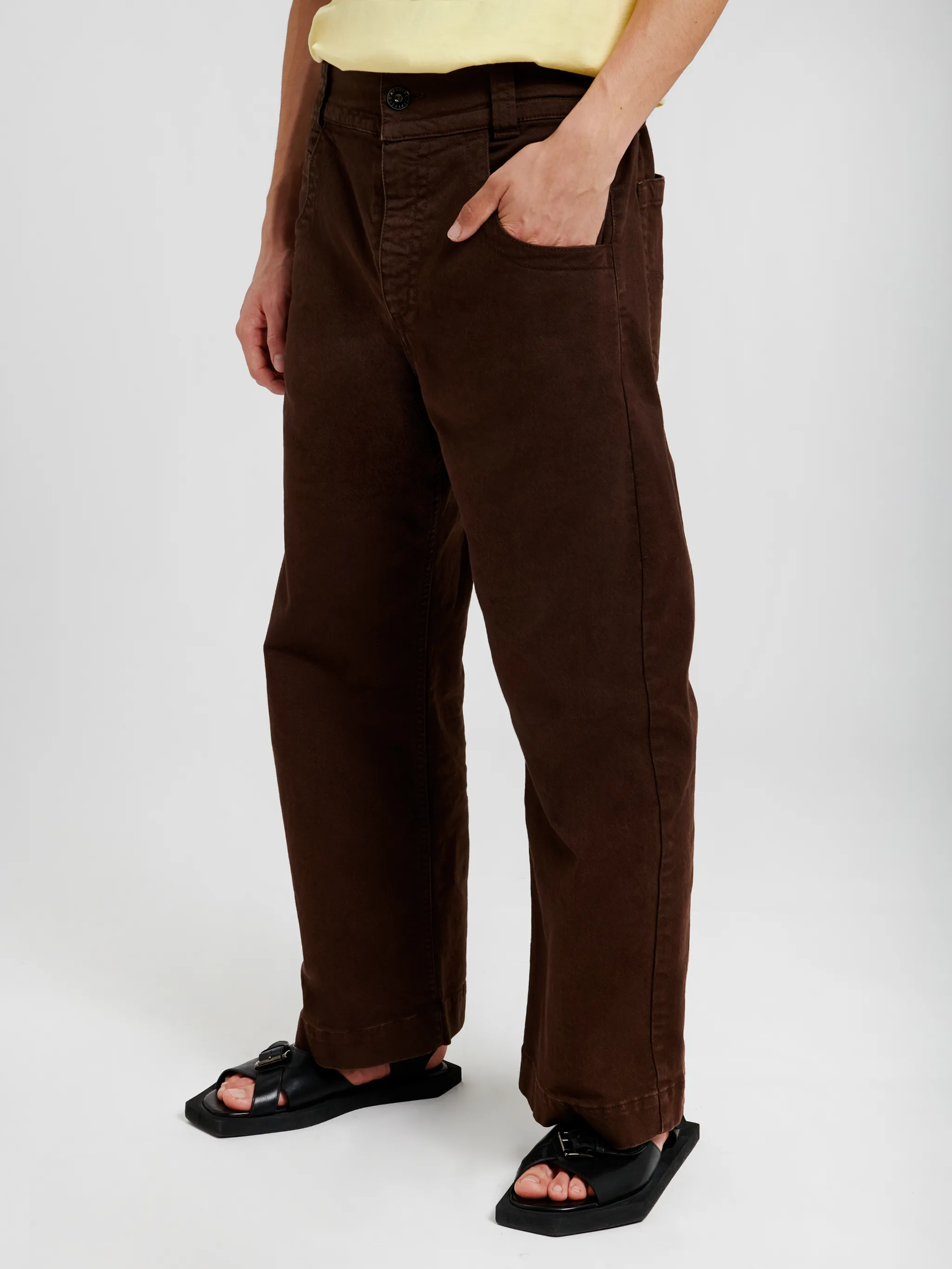 BAGGY GABARDINE JEANS