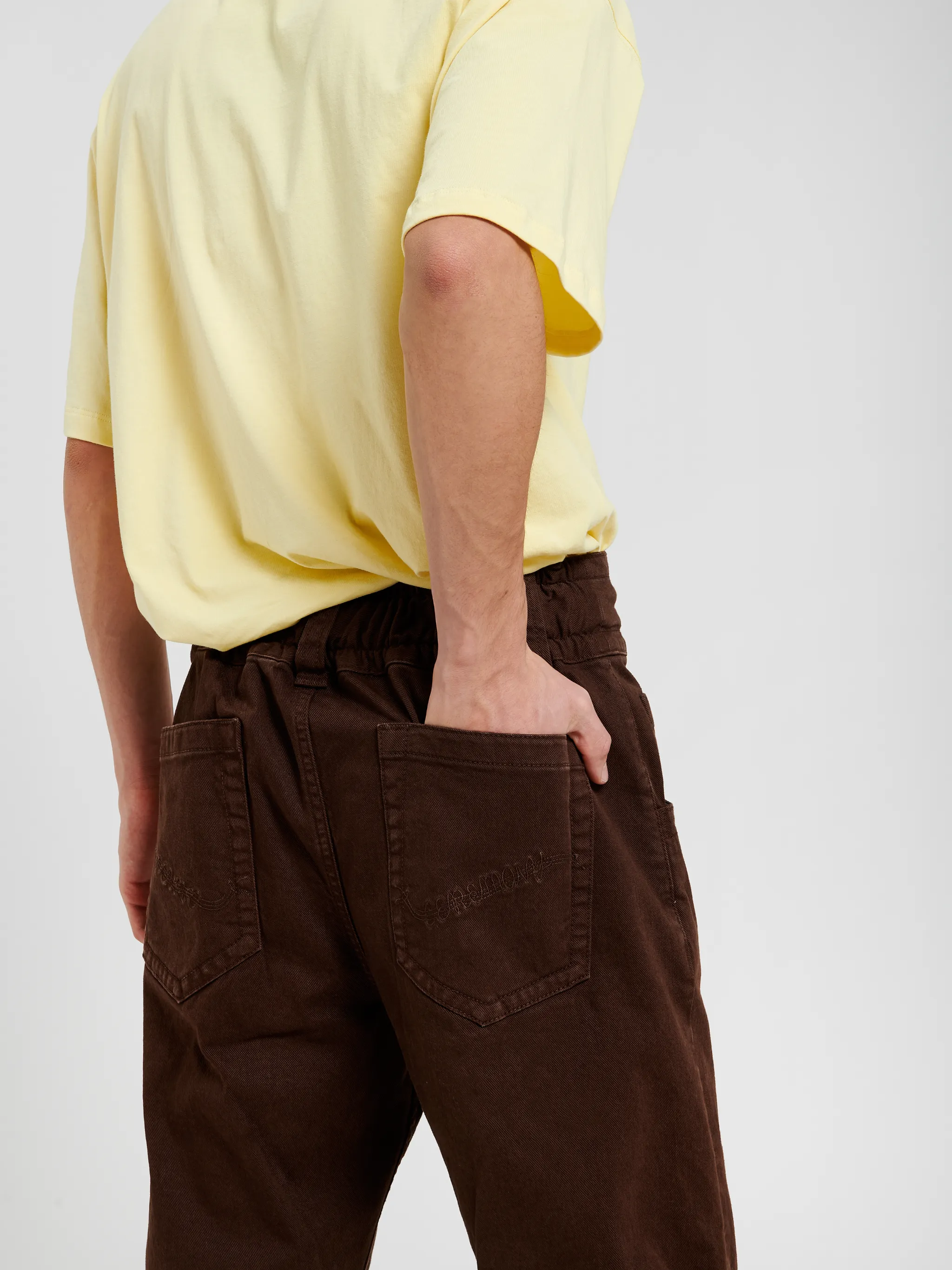 BAGGY GABARDINE JEANS